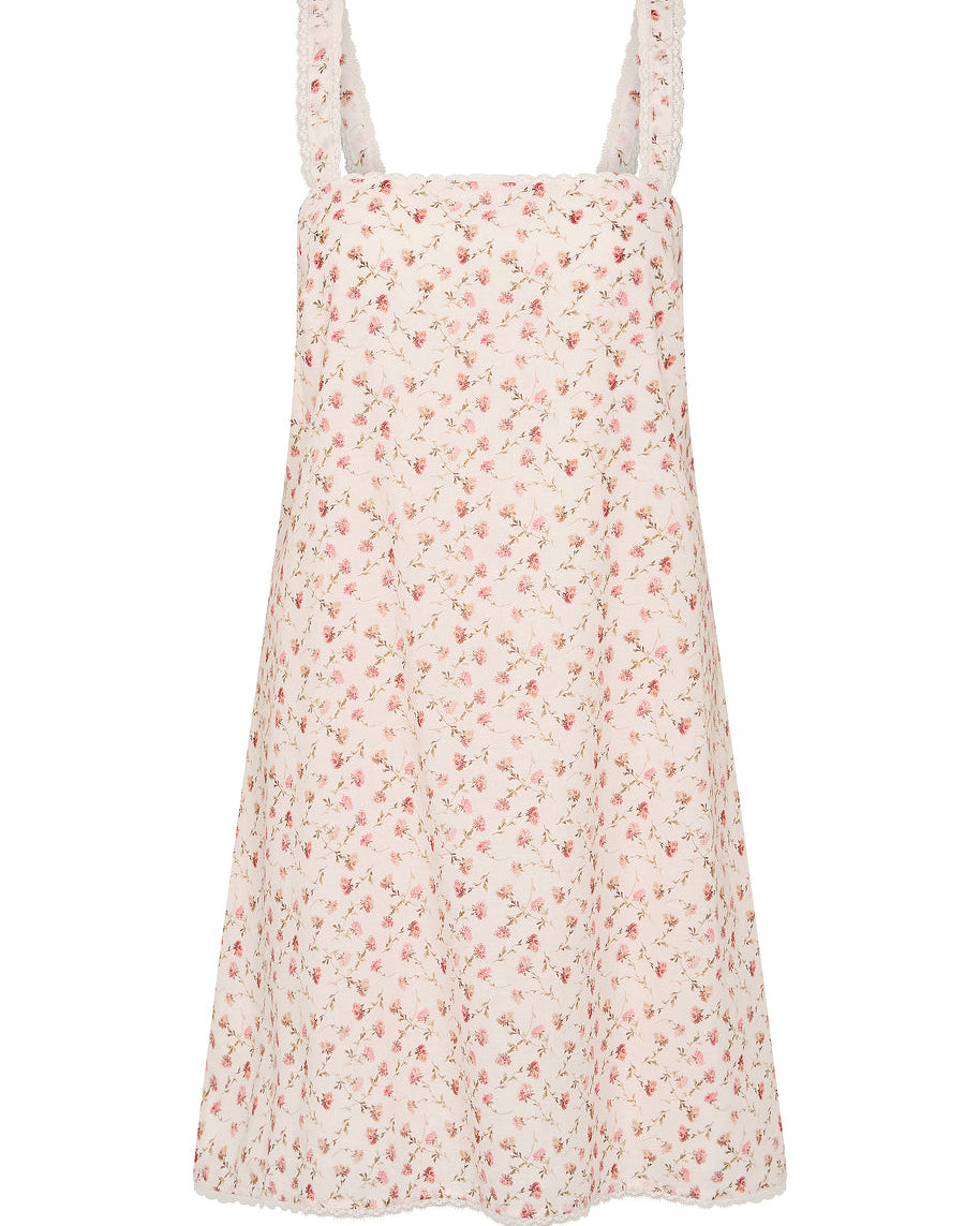 Charlotte Mini Dress Floral - Watercolour