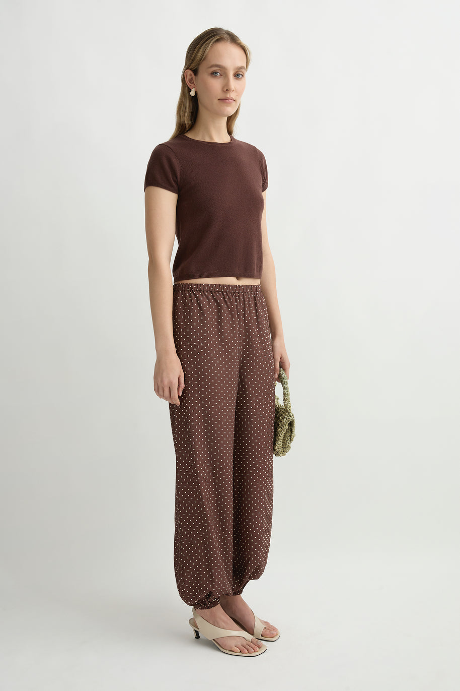 Evie Pant - Choc Vanilla