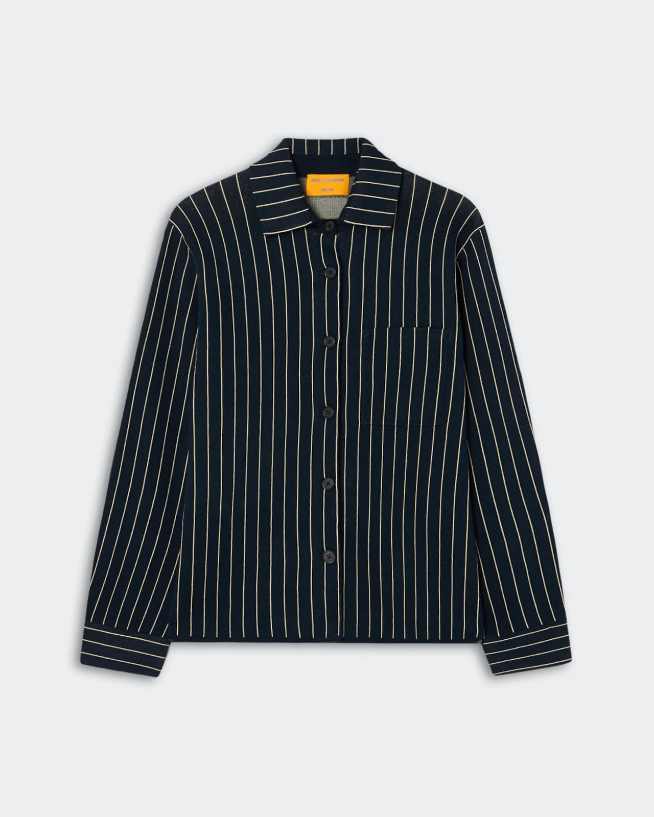 Pinstripe Work Shirt - Navy/Butter