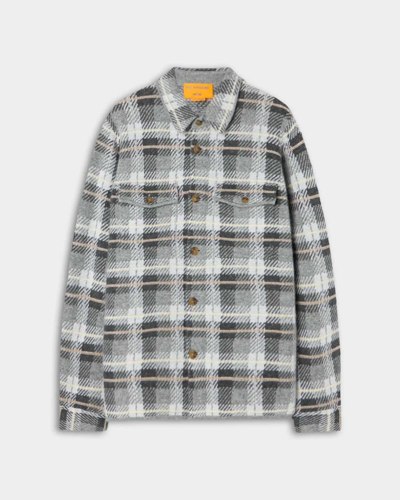 Plaid Work Shirt - Heather Grey Combo