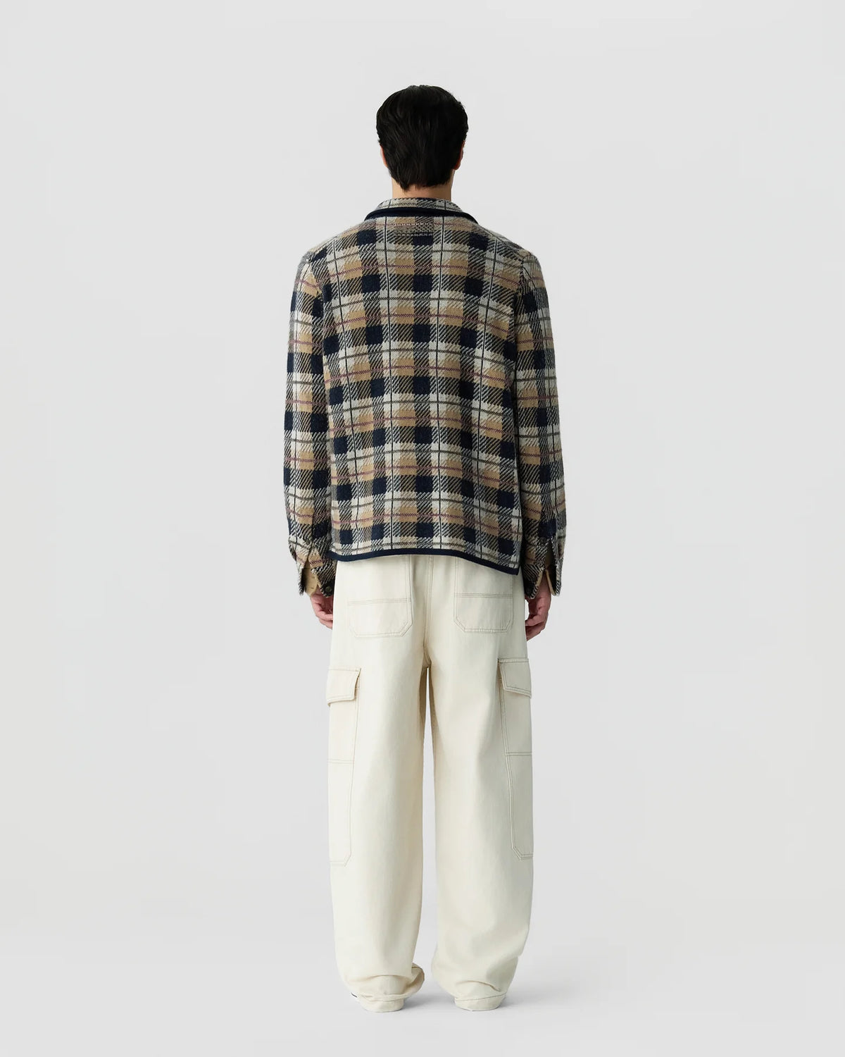 Plaid Work Shirt - Camel Combo