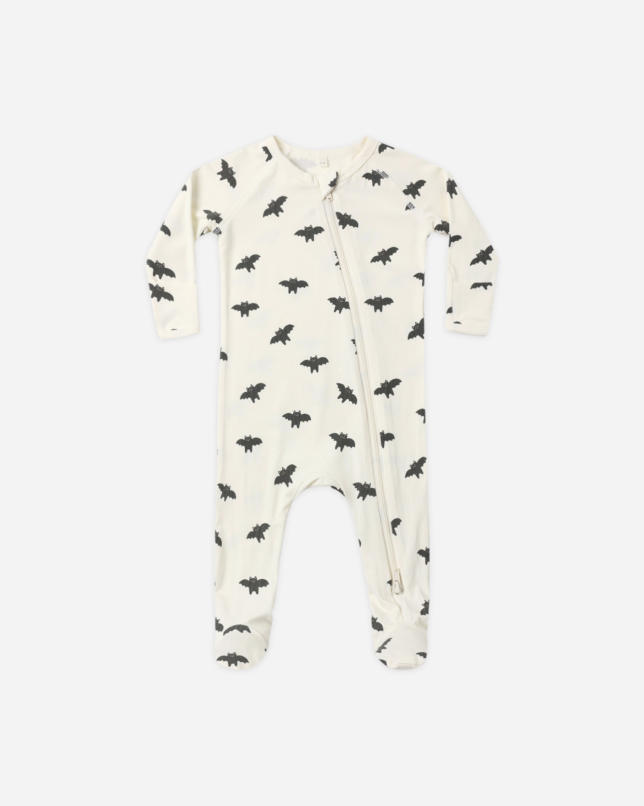 Bamboo Zip Footie - Bats