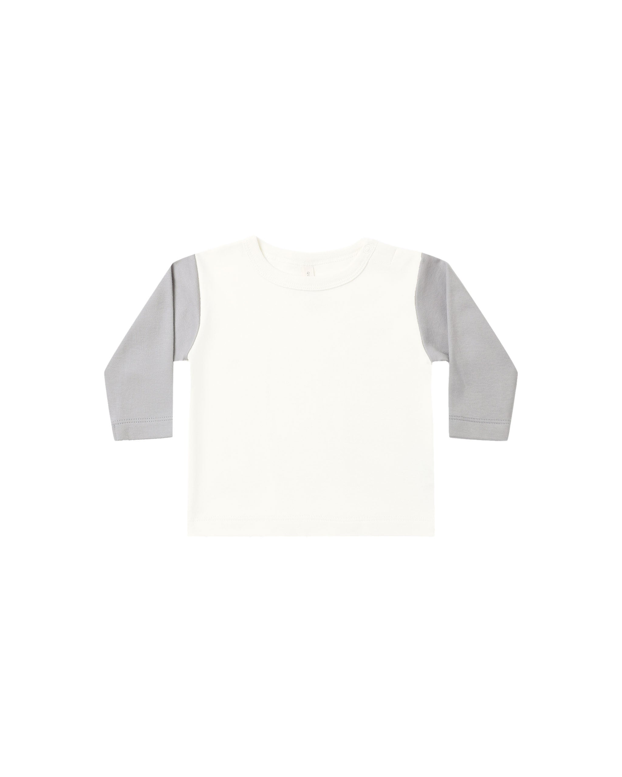 Long Sleeve Raglan Tee and Drawstring Pant - Cloud