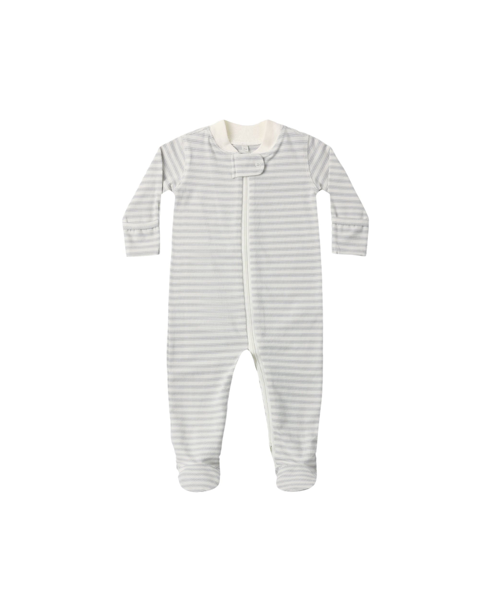 Zip Long Sleeve Sleeper Footie - Cloud Stripe