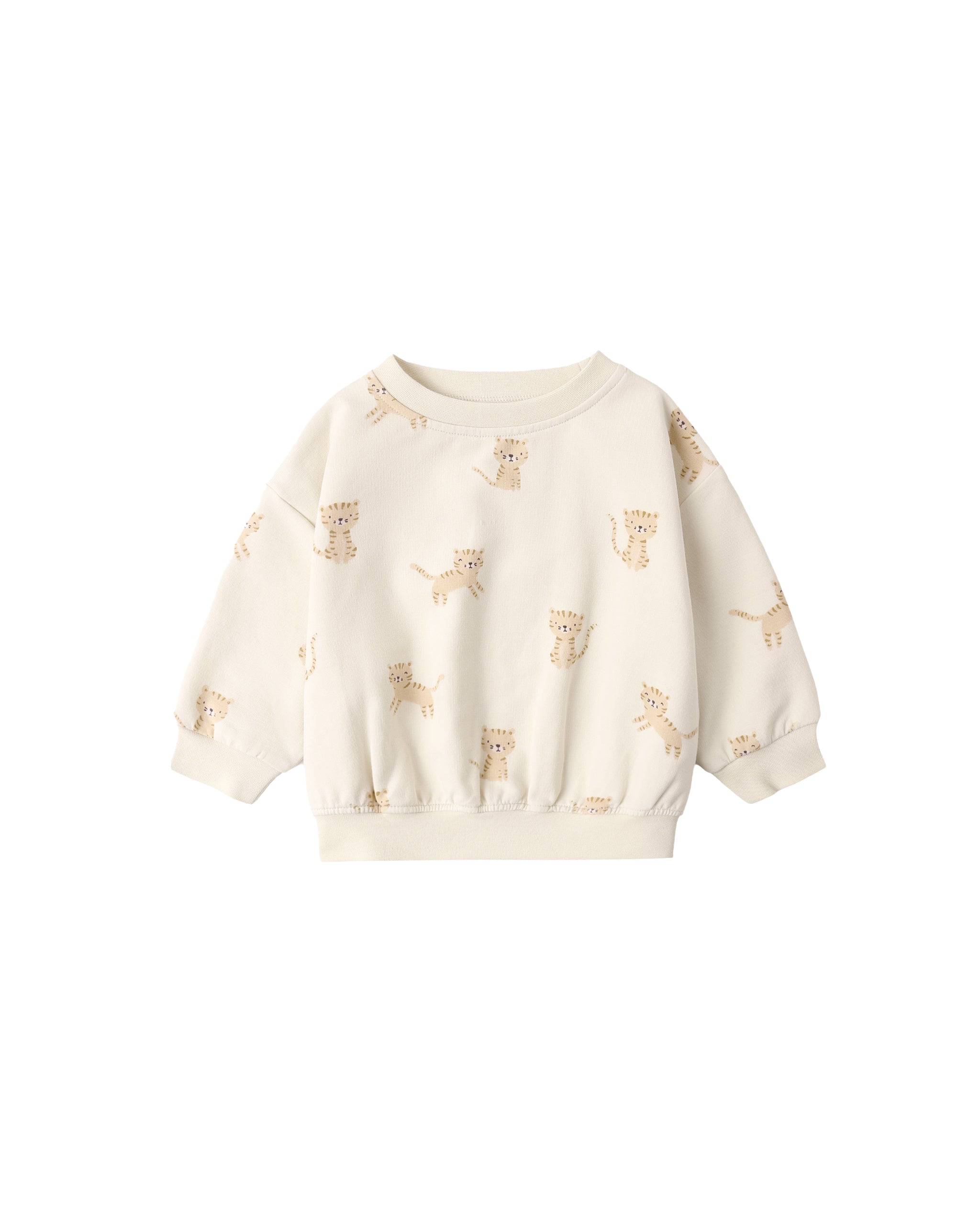 Relaxed Sweatshirt and Sweatpant Set - Tigers