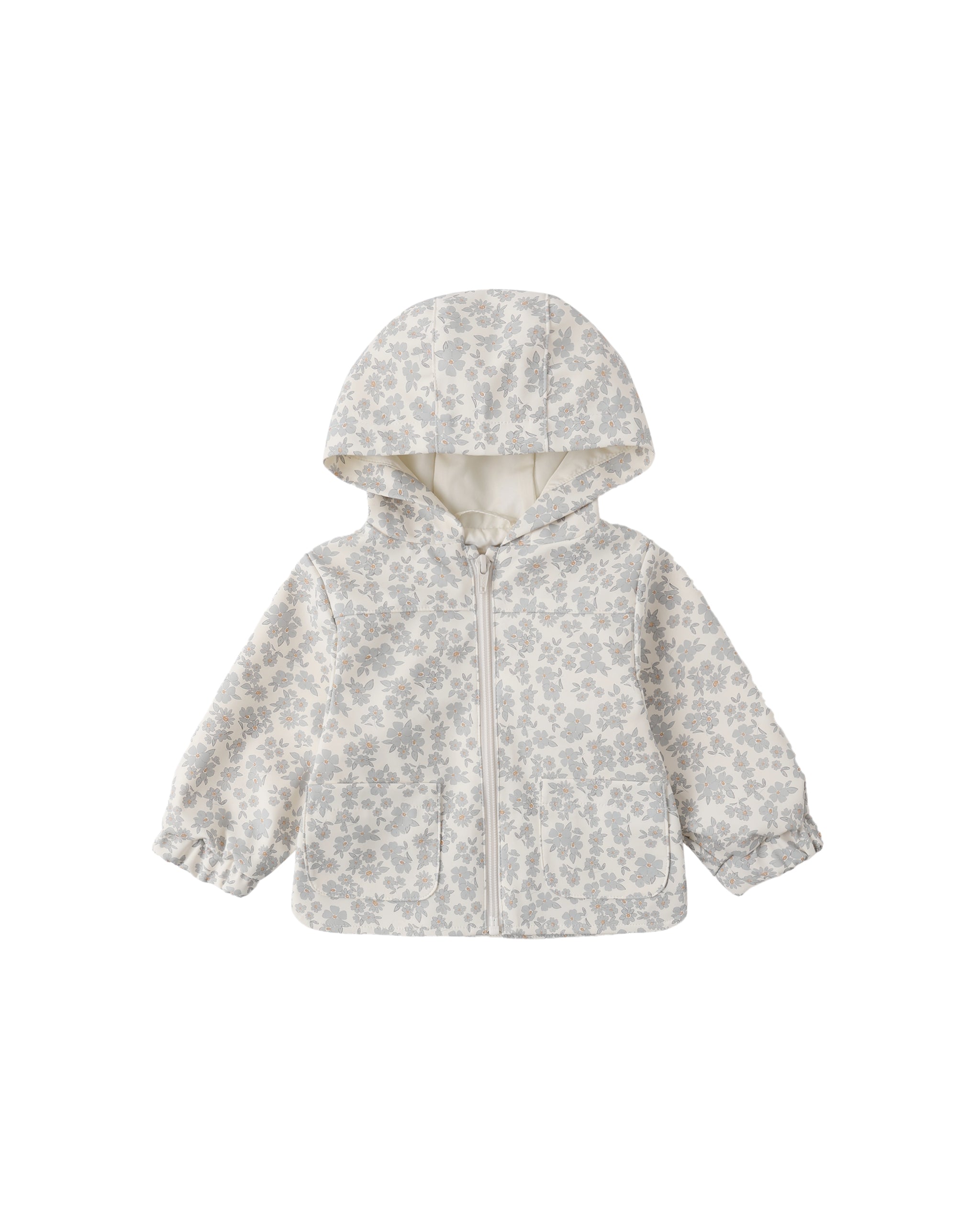 Rain Coat - Blue Floral