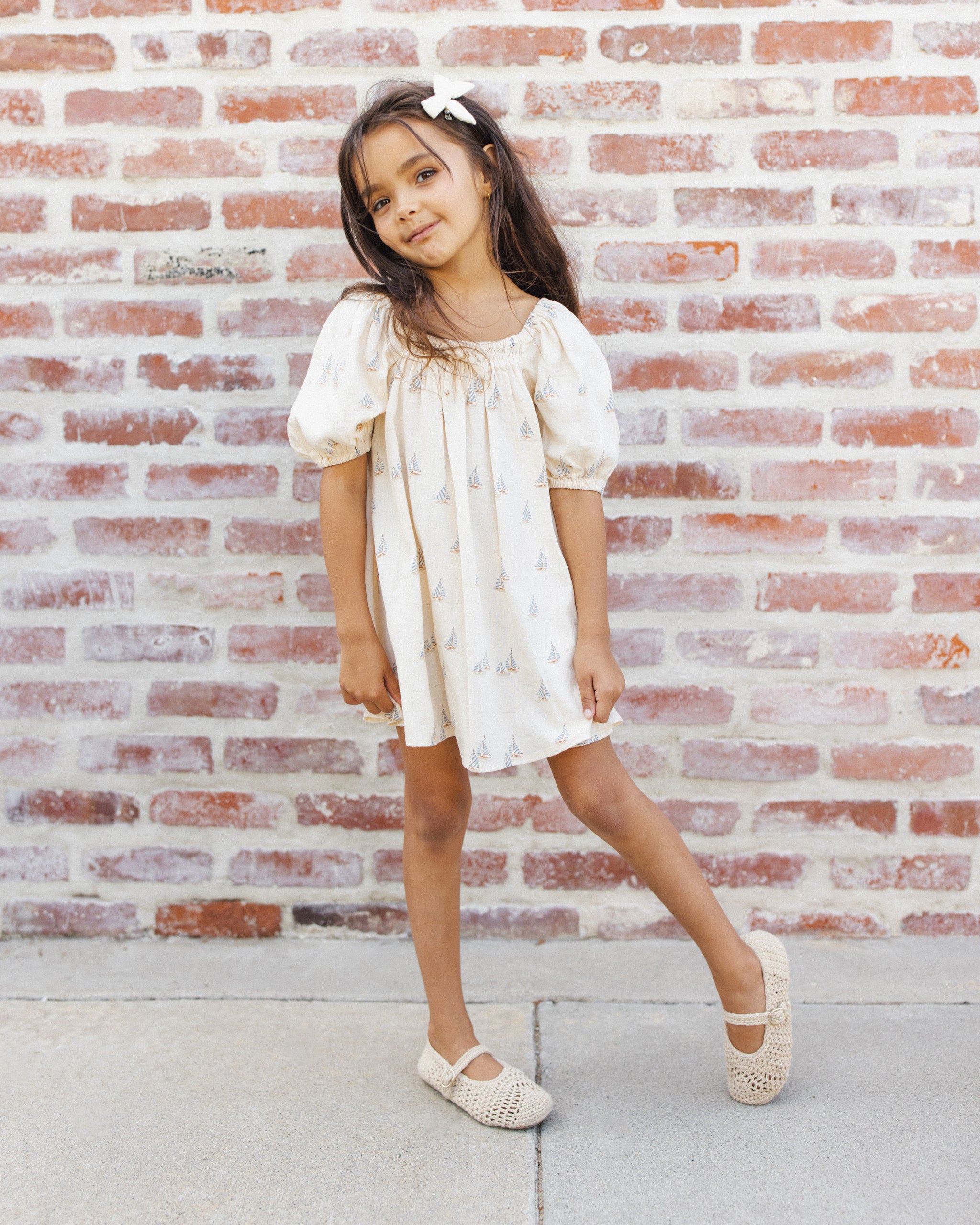 Sabrina Mini Dress - Sail