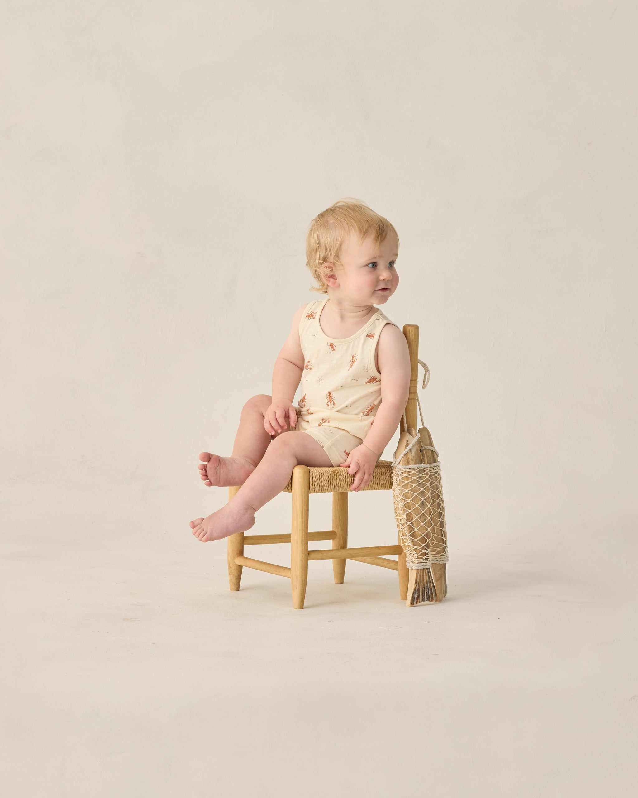 Sleeveless One-Piece - Lobster