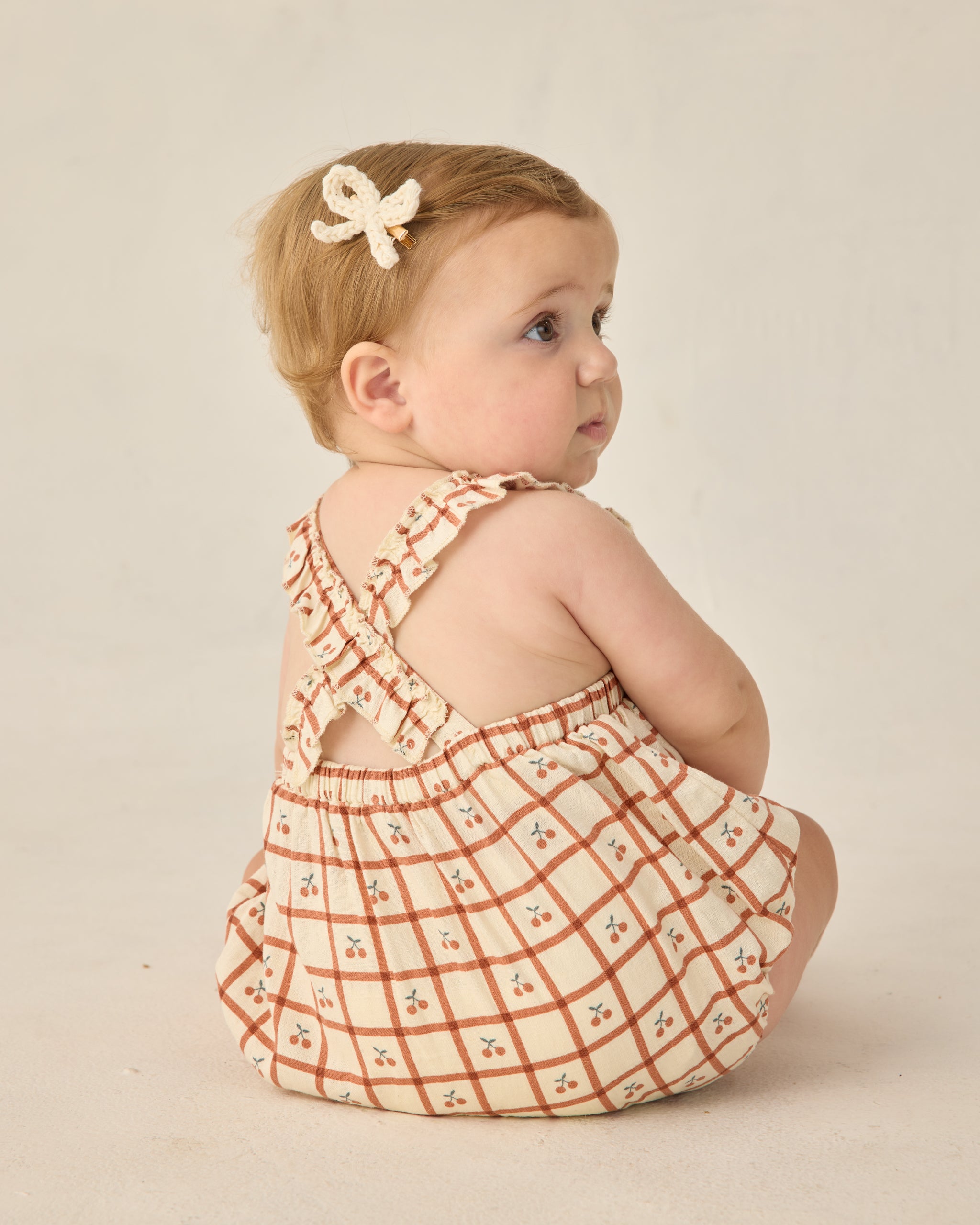 Chiara Romper - Cherry Check