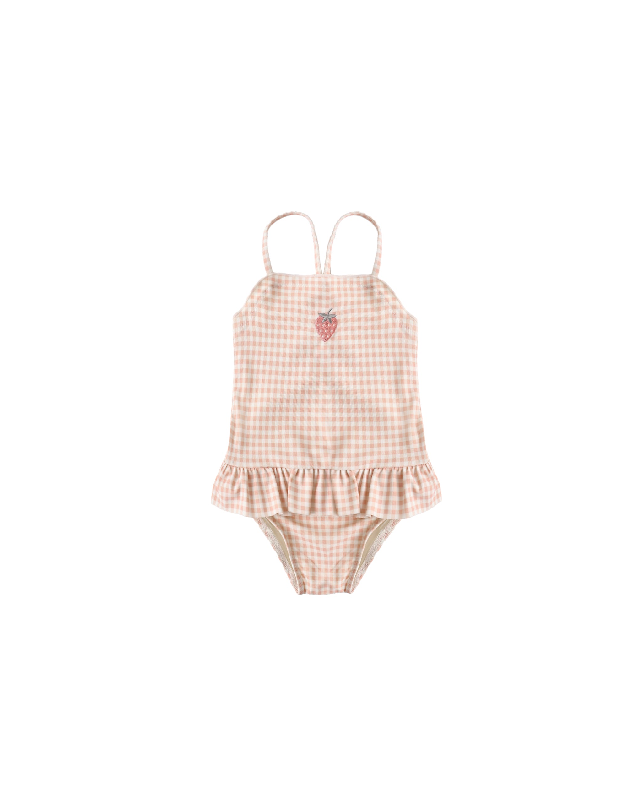 Tori Skirted One-Piece - Petal Gingham