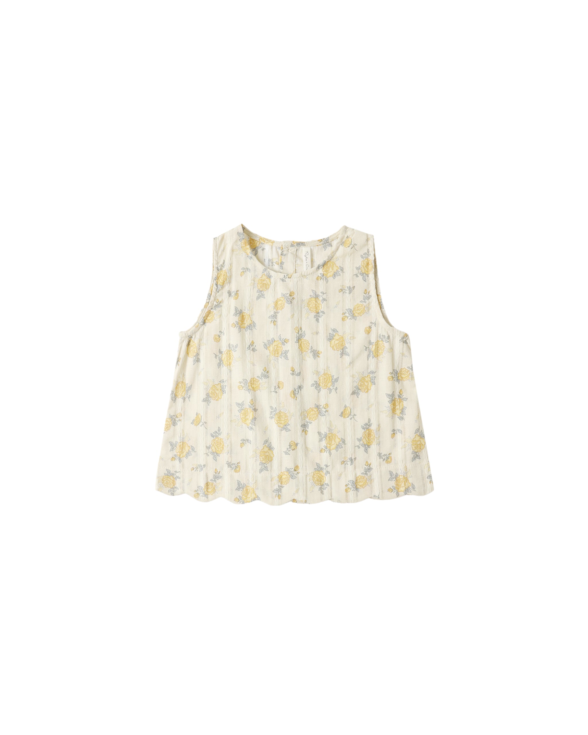 Lenny Top & Skirt Set - Lemon Ditsy Flower