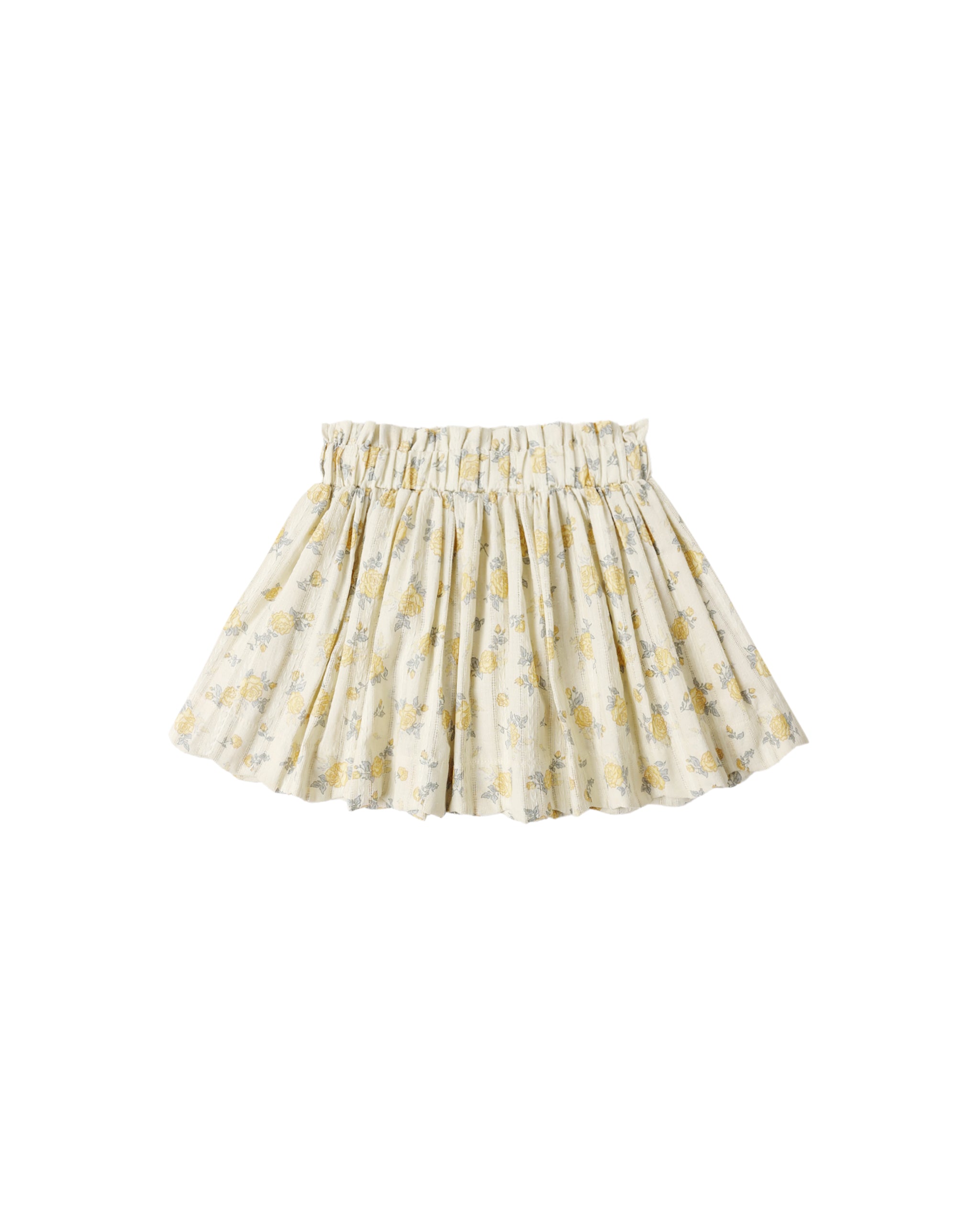 Lenny Top & Skirt Set - Lemon Ditsy Flower