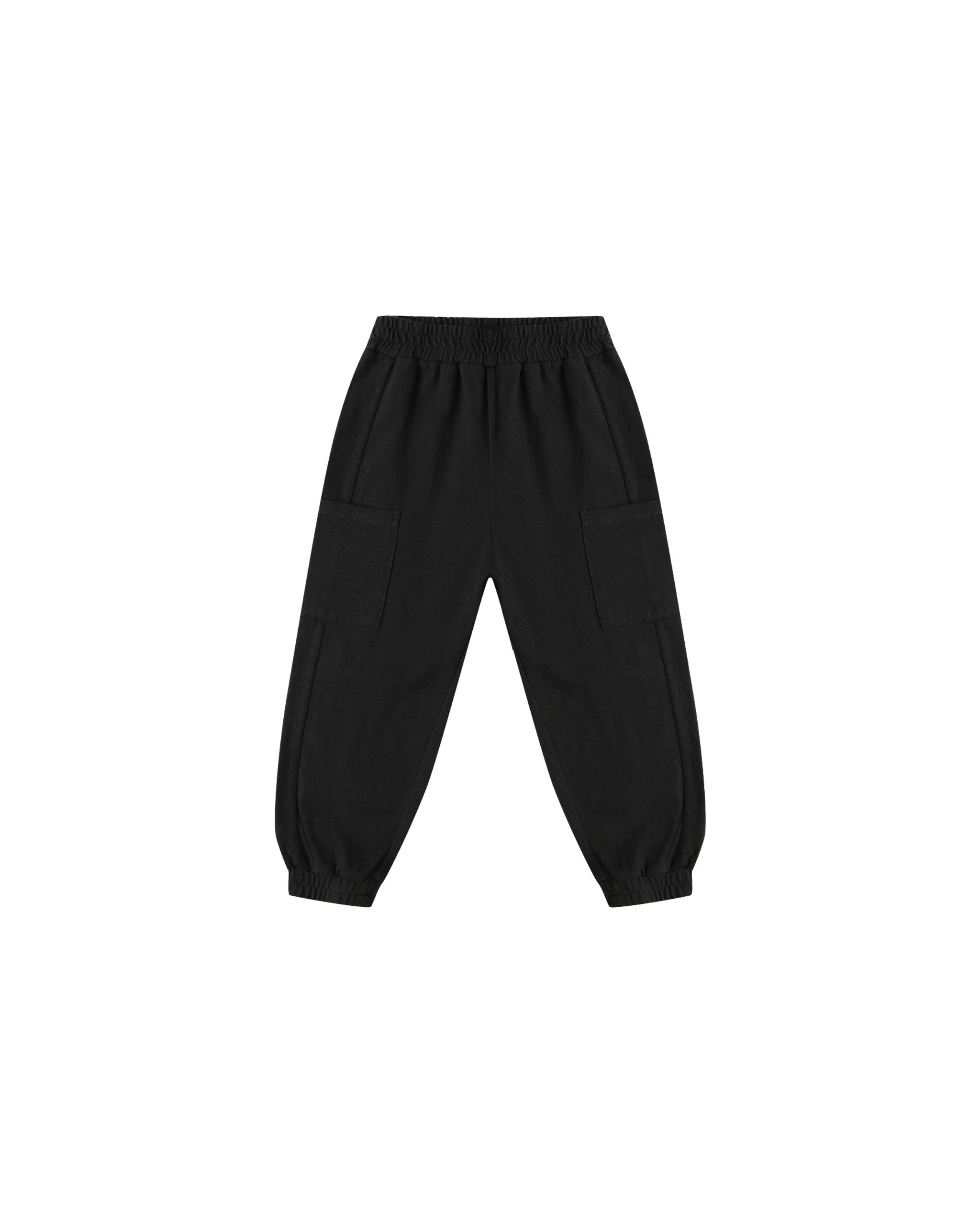 Relaxed Sweatshirt and Cargo Jogger Set - Taxi