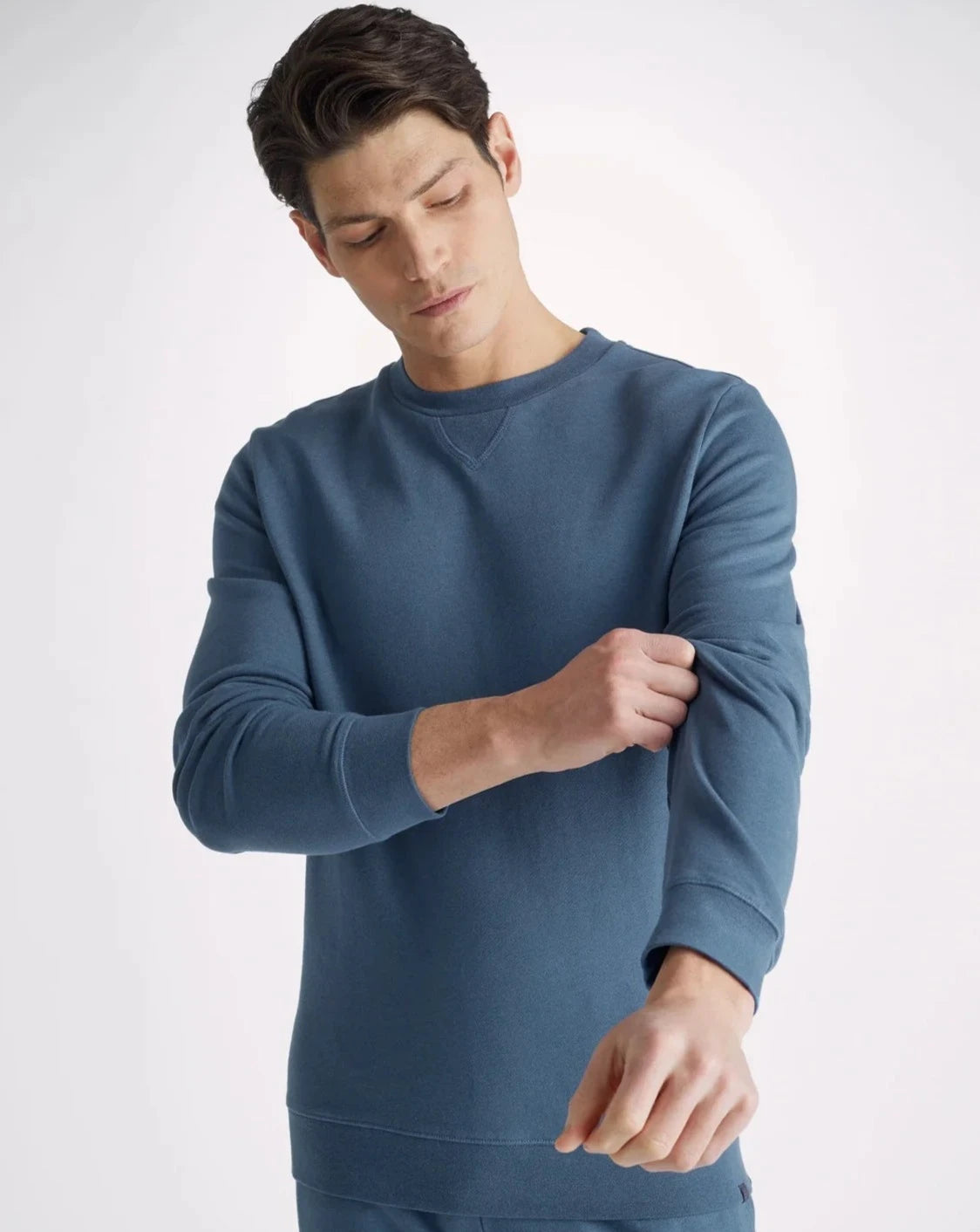 Quinn Cotton Modal Sweatshirt - Denim
