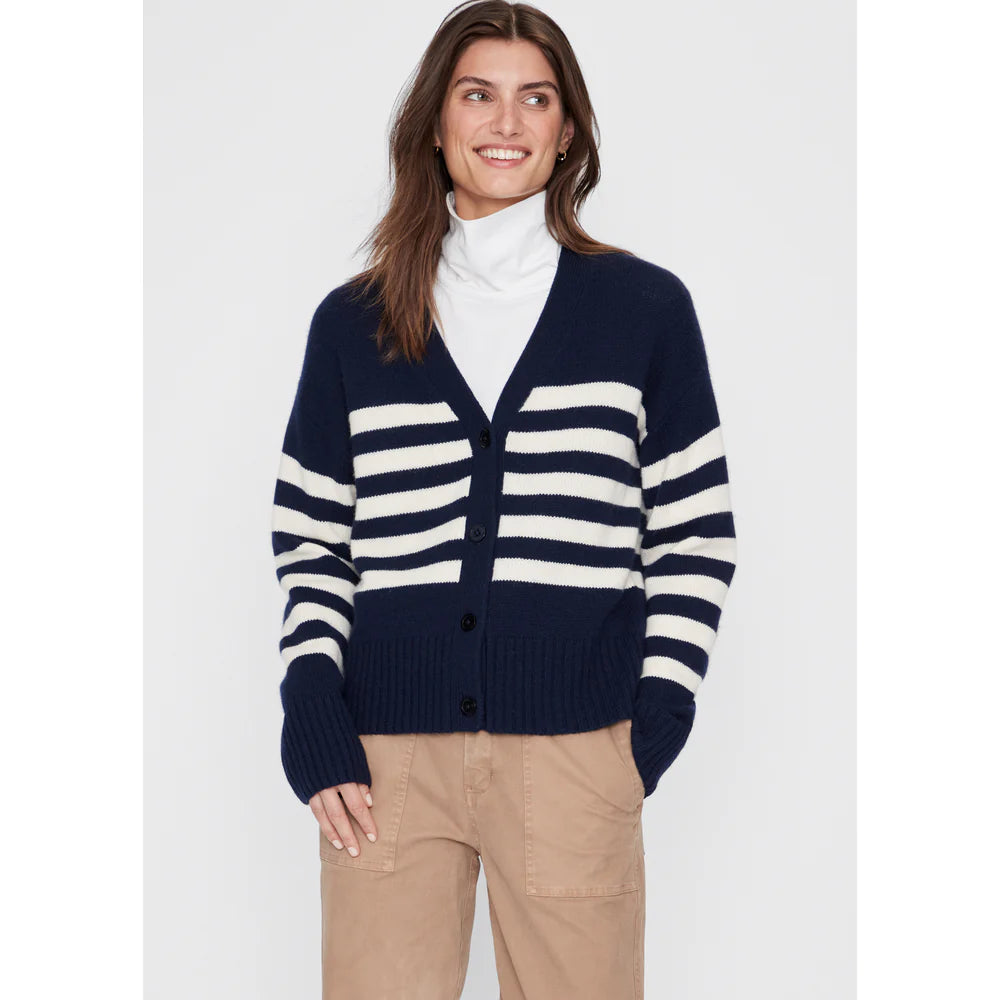 The Raffa - Navy/Cream