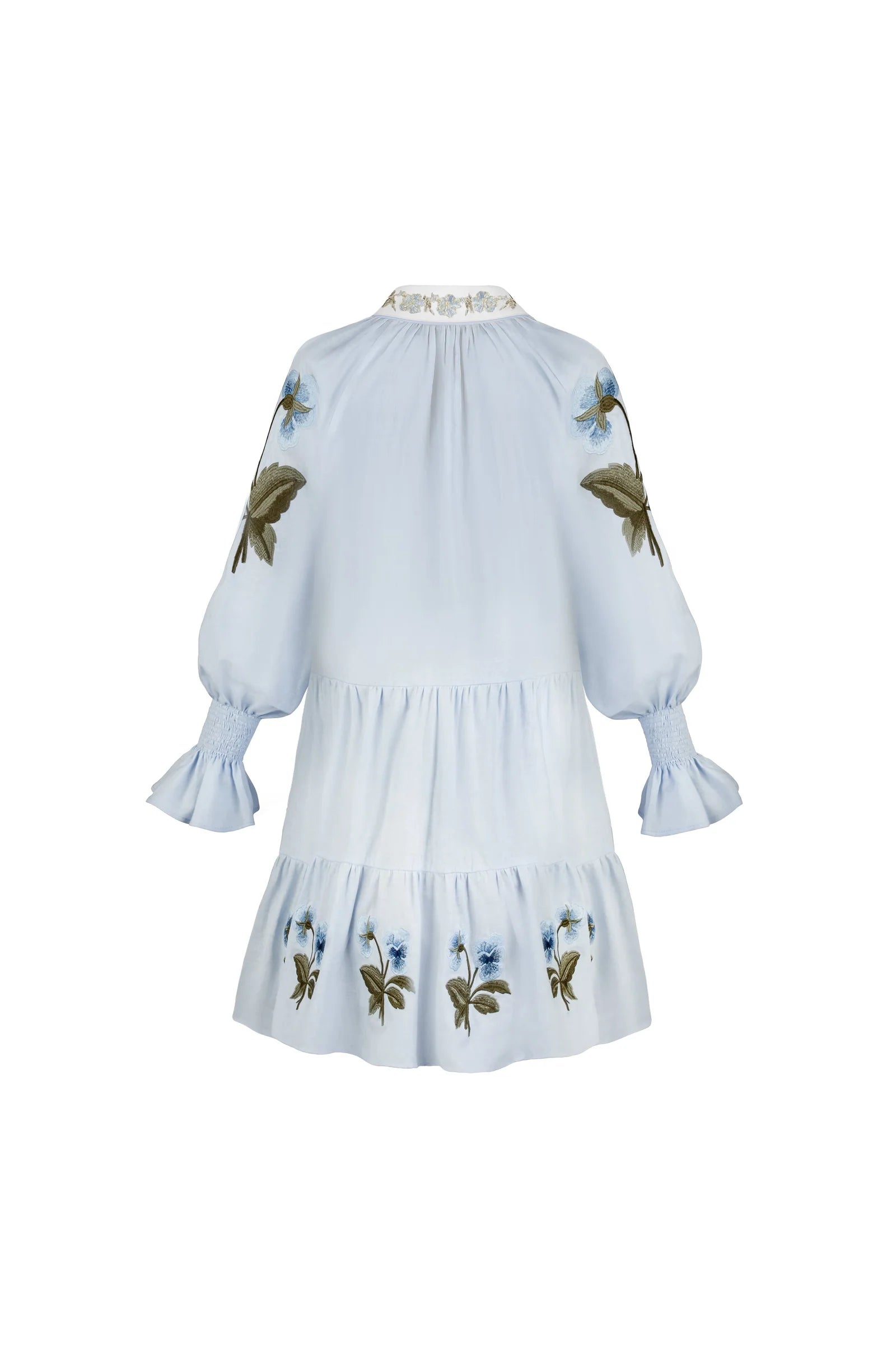 Amelia Mini Dress - Blue & Navy