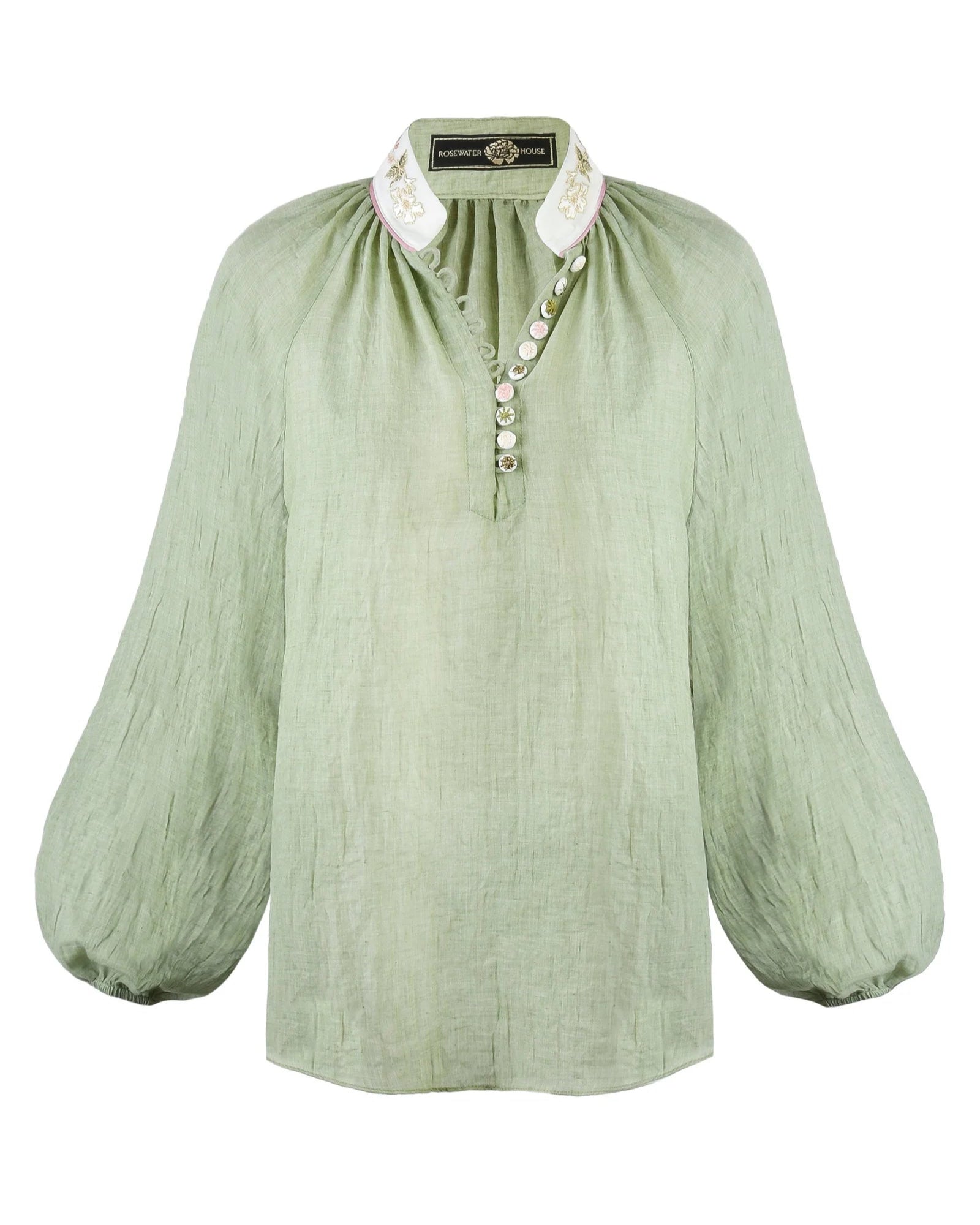 Ivy Blouse - Mint Green