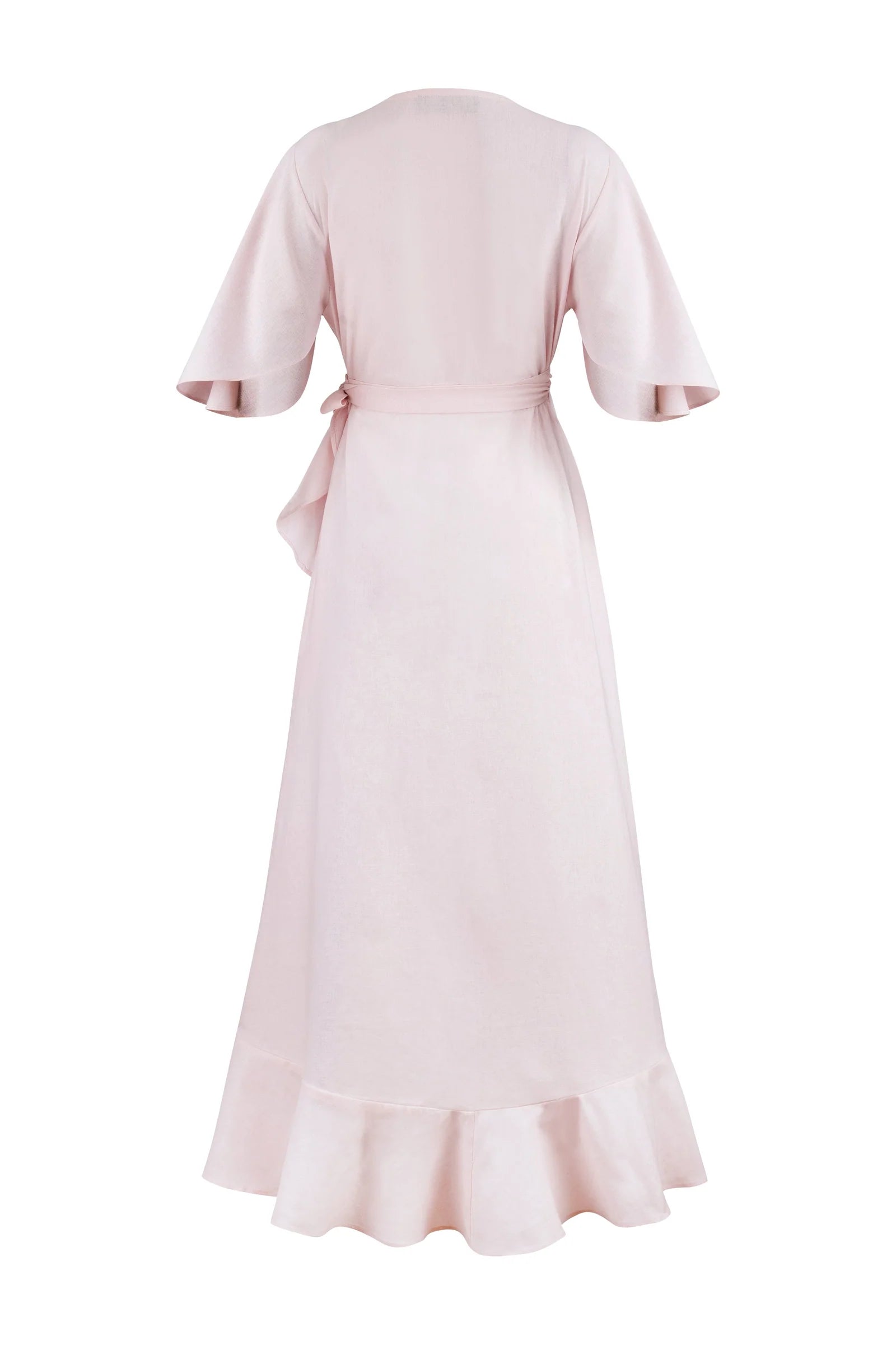Gol Wrap Dress - Pink