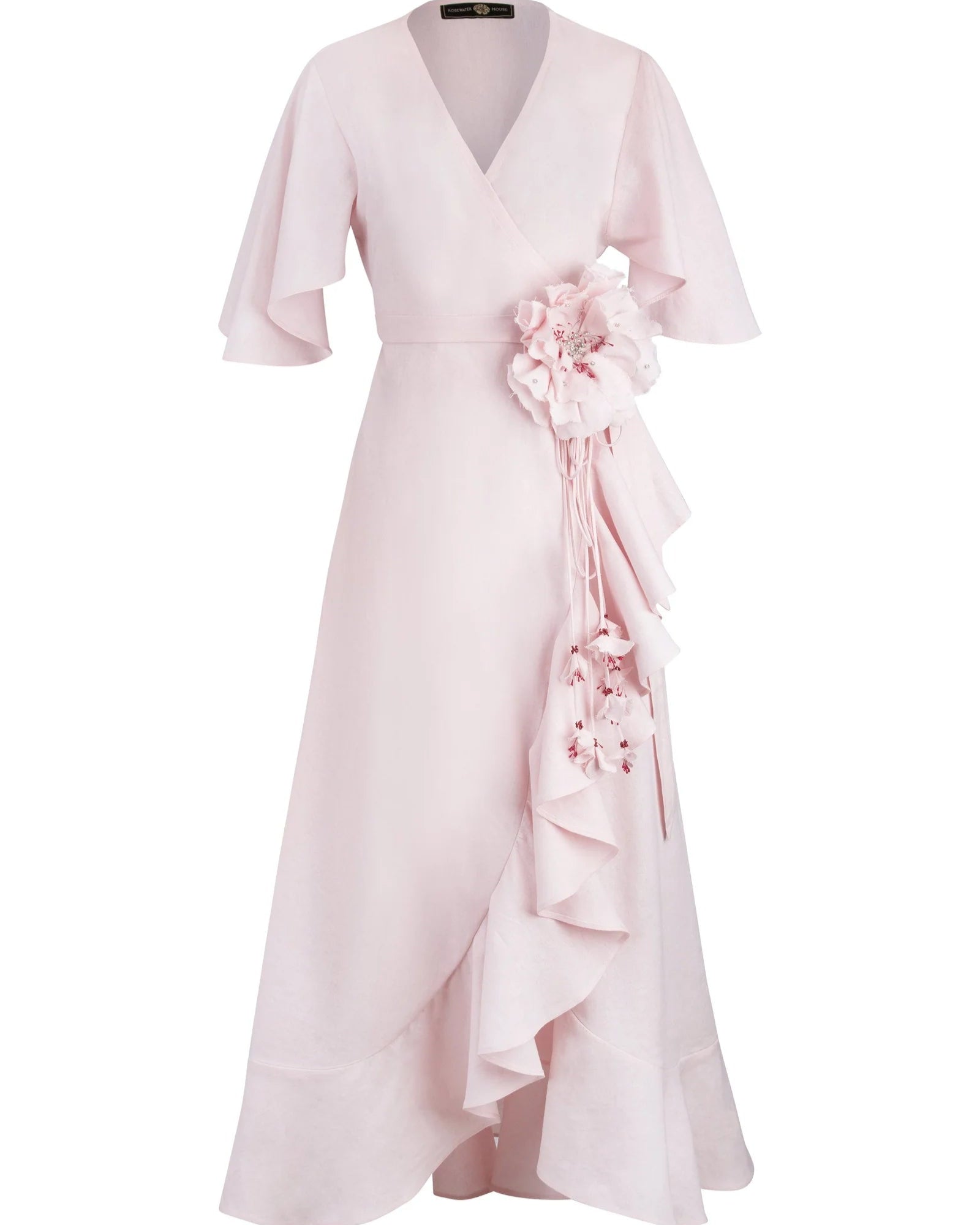 Gol Wrap Dress - Pink