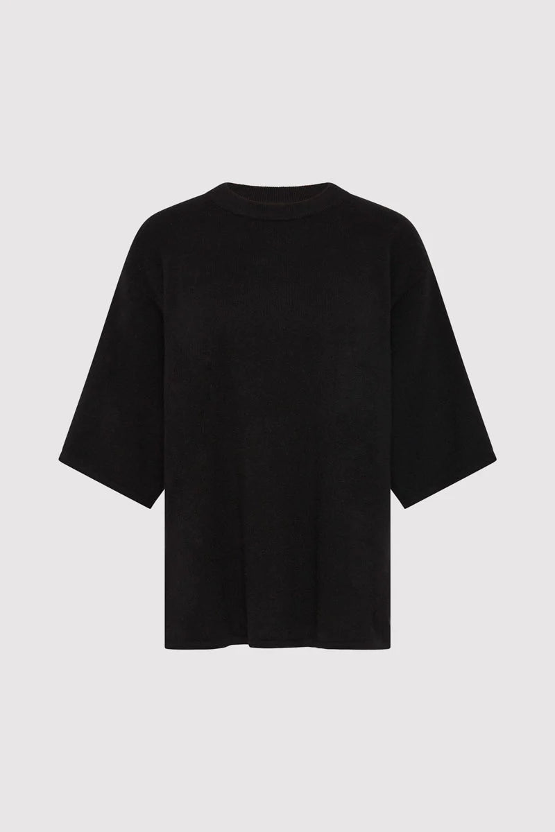 Cashmere Copain Tee - Black