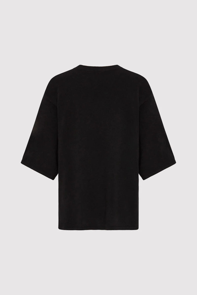 Cashmere Copain Tee - Black