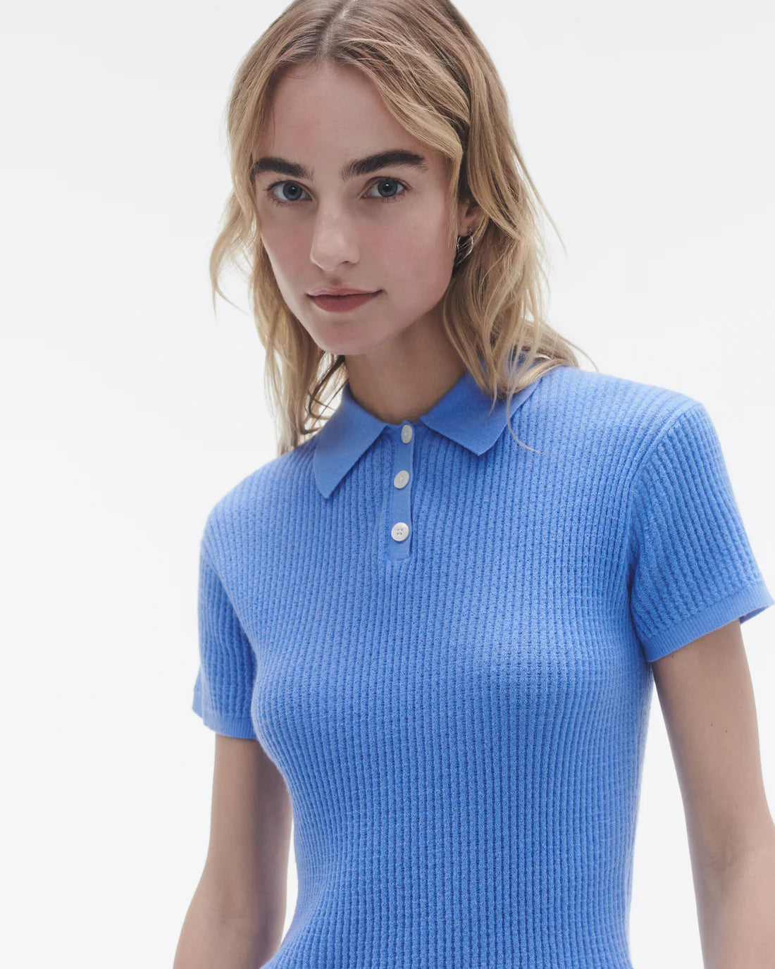 Shrunken Polo - French Blue