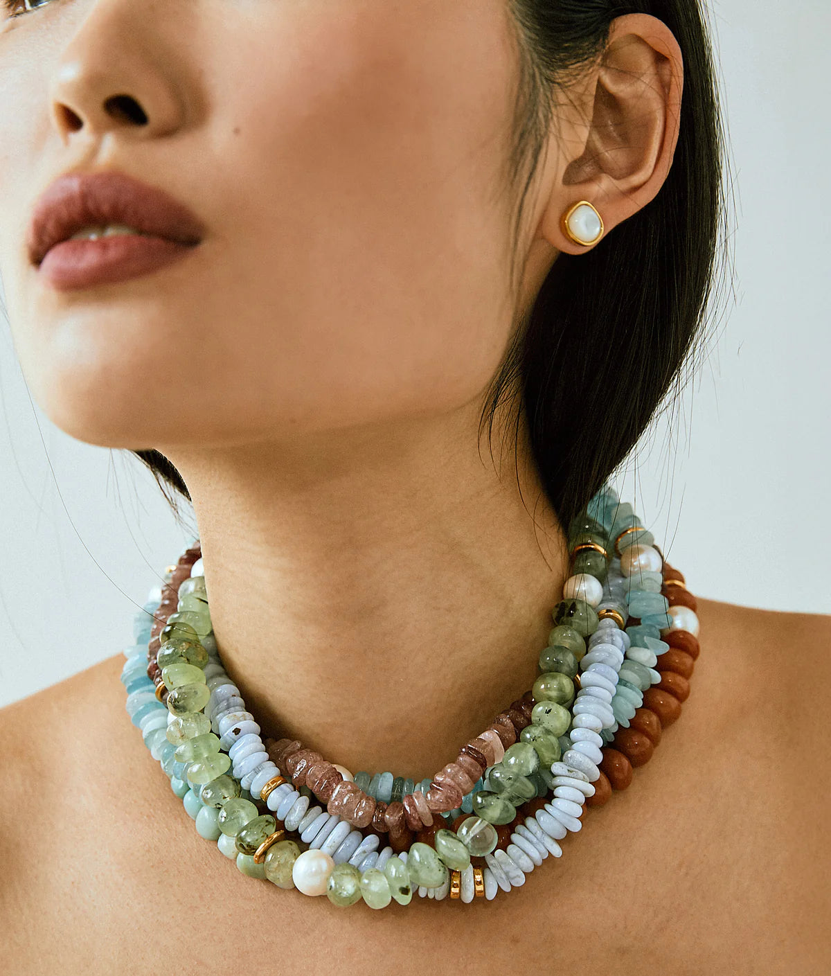 Bay Studs - Mother of Pearl