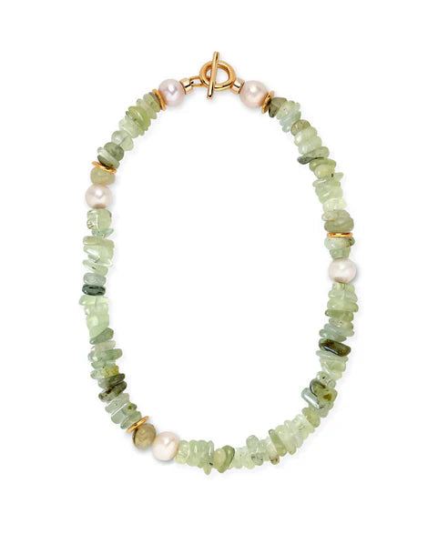 Mood Necklace In Prehnite