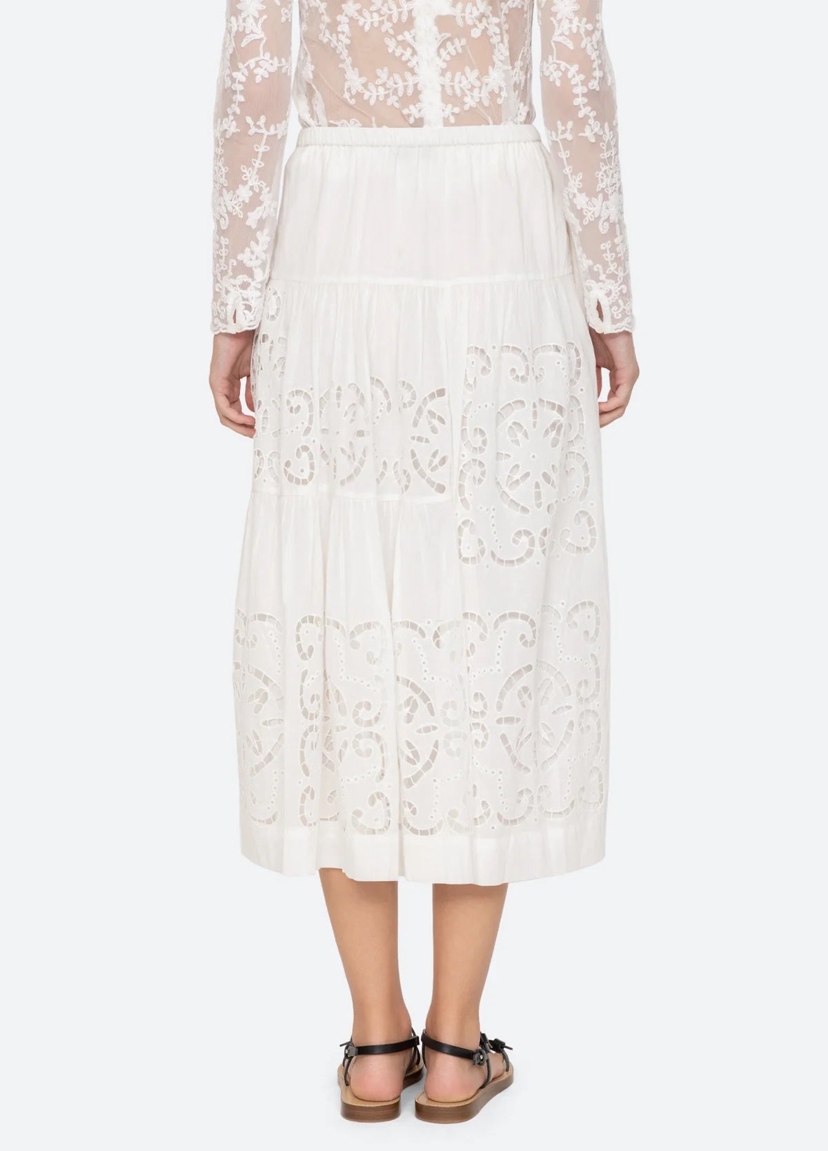 Dahlia Skirt - Pearl