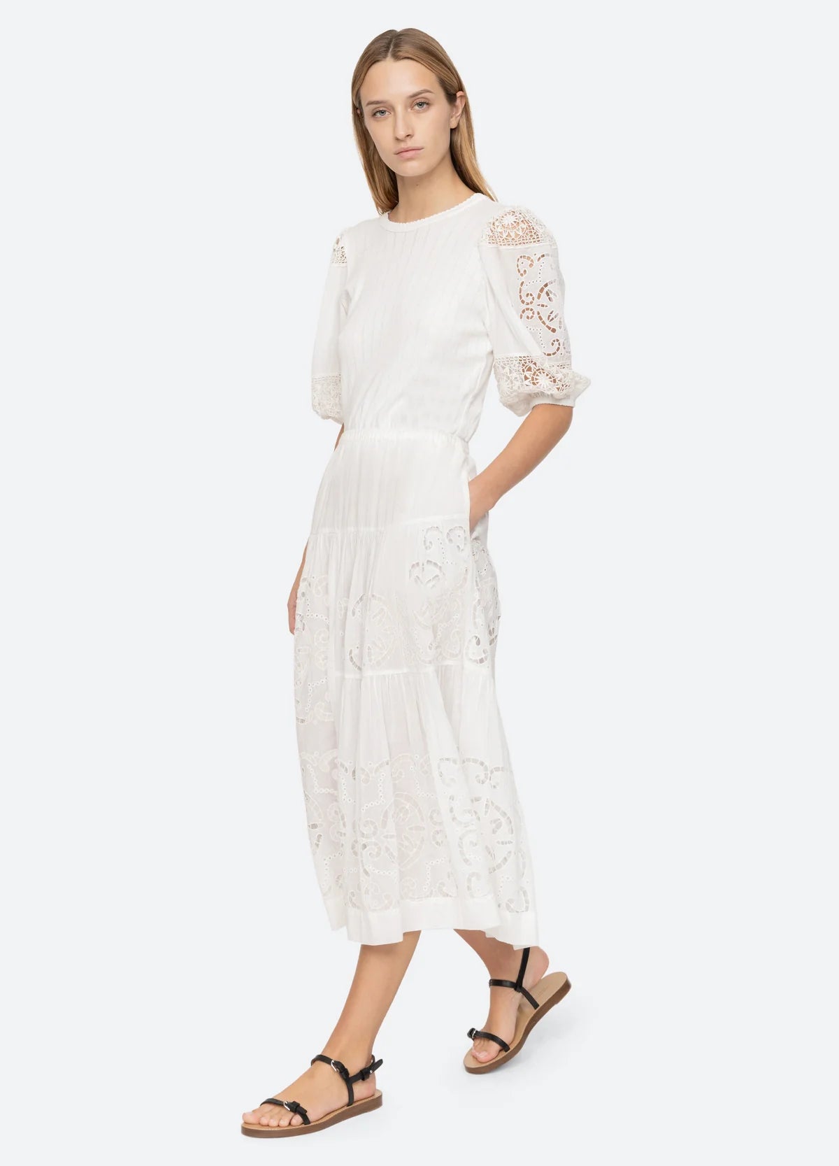 Dahlia Skirt - Pearl