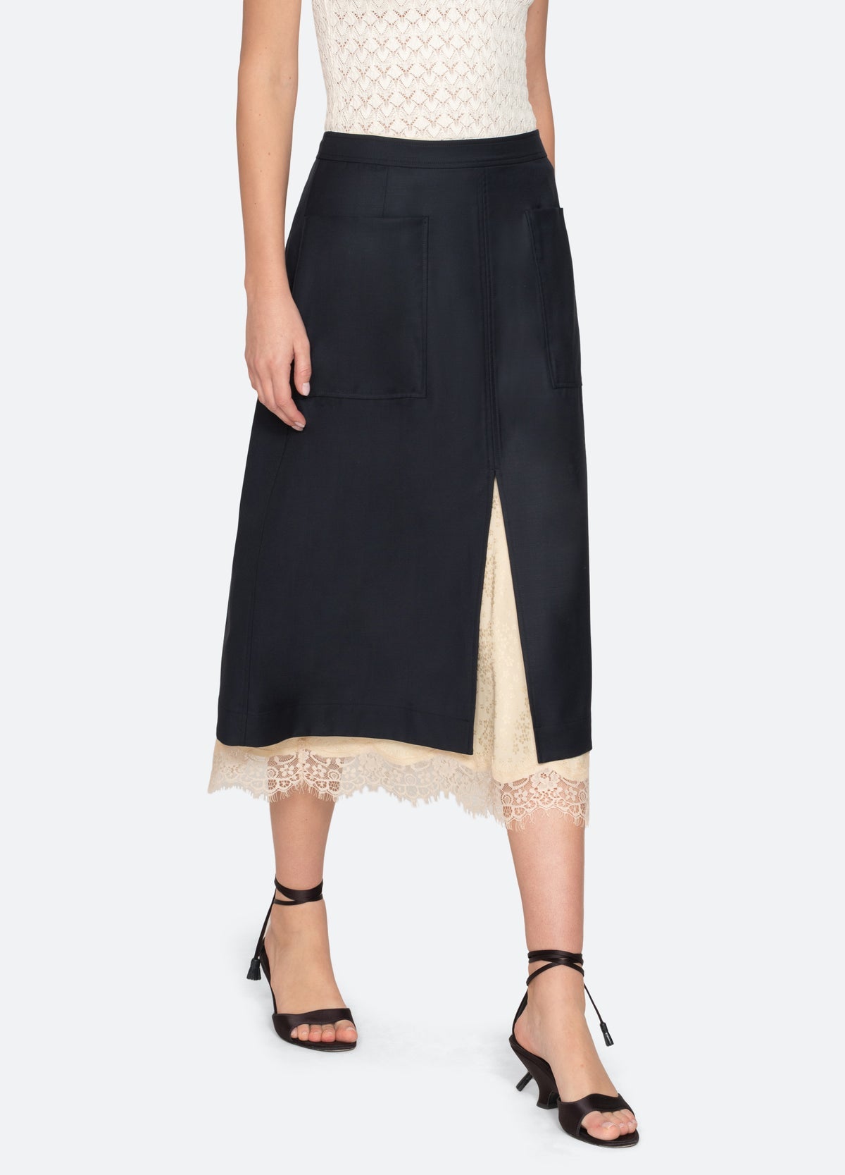 Fiora Skirt - Navy