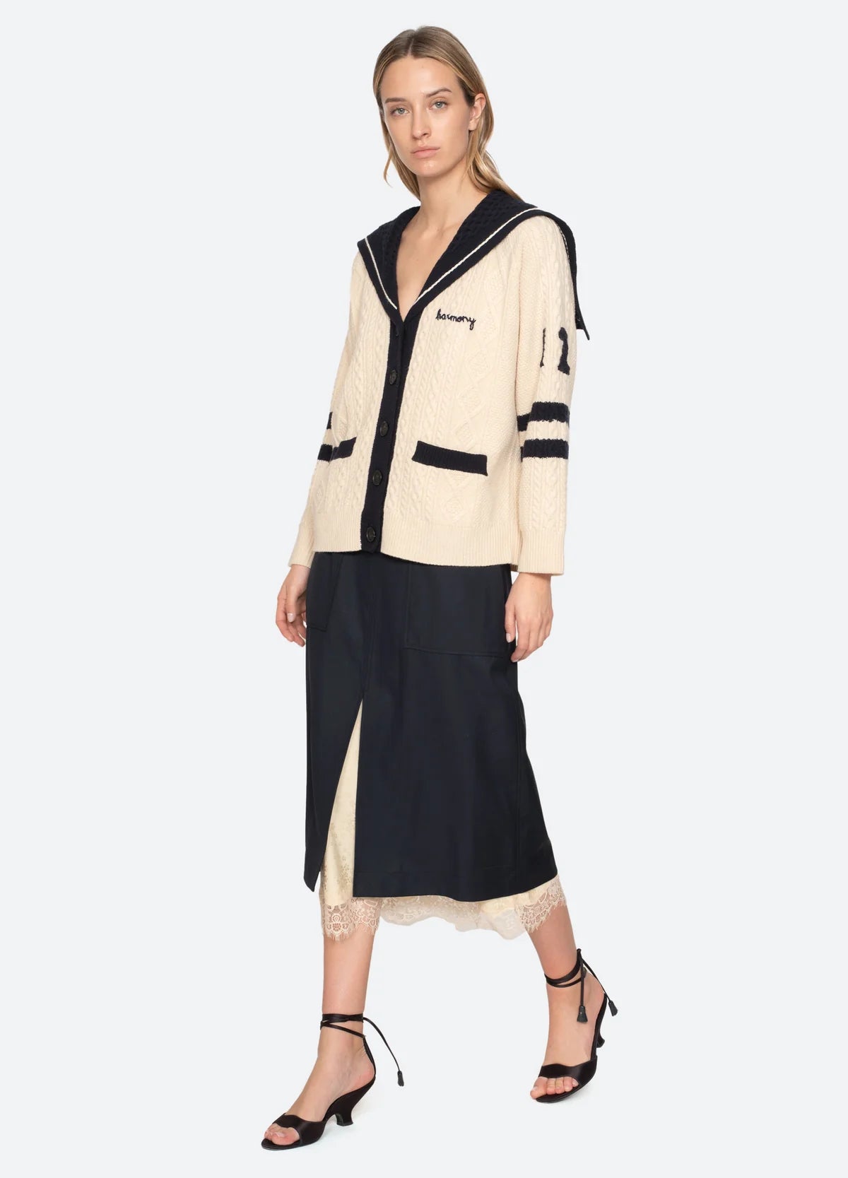 Fiora Skirt - Navy