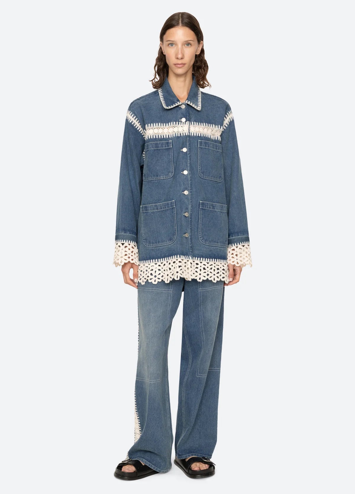 Stasia Denim Jacket - Blue