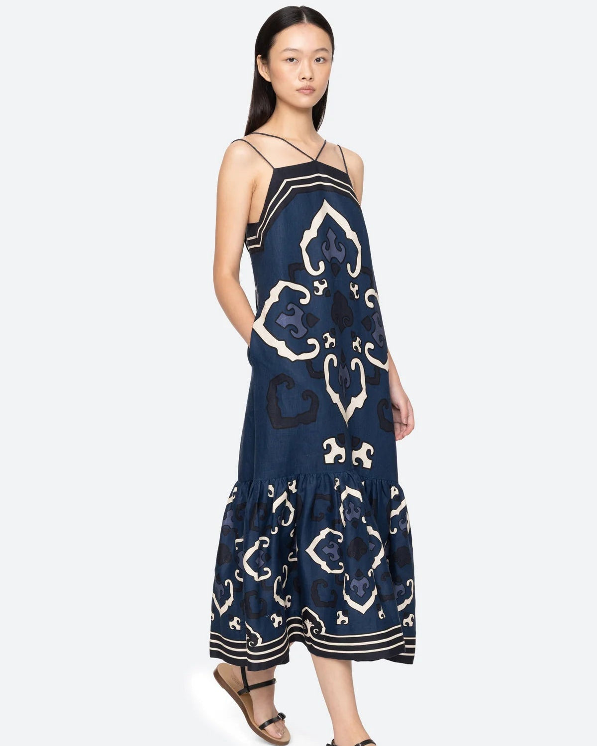 Blaise Dress - Navy