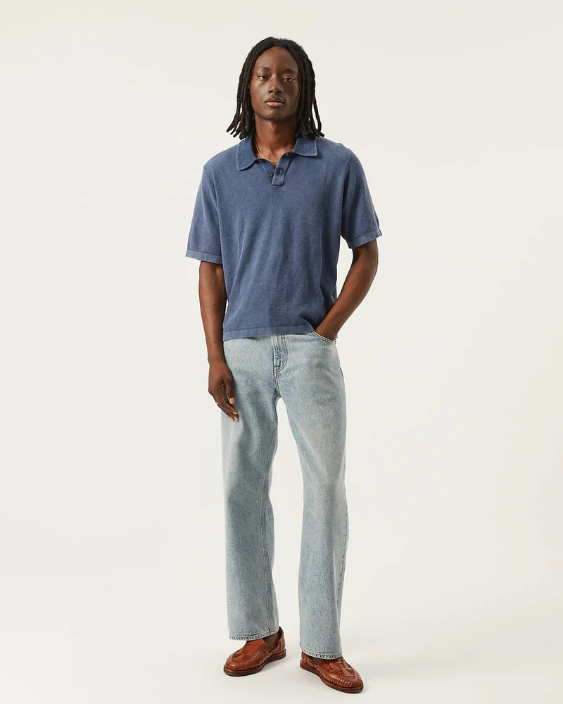 Knit Polo - Navy