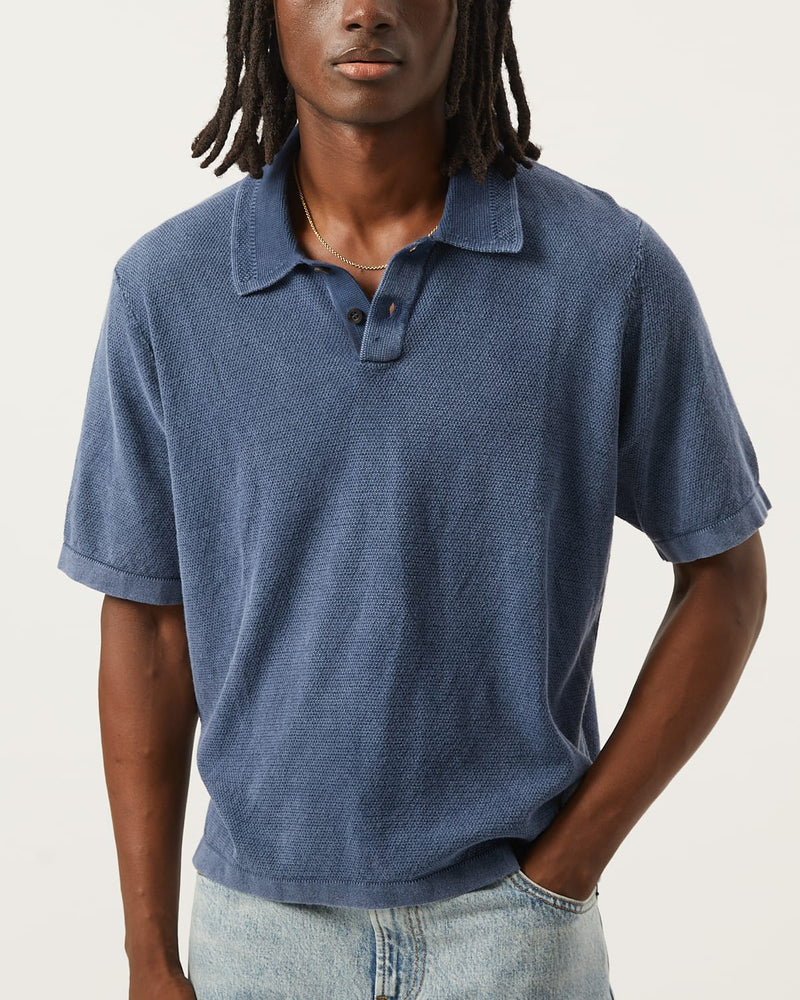 Knit Polo - Navy