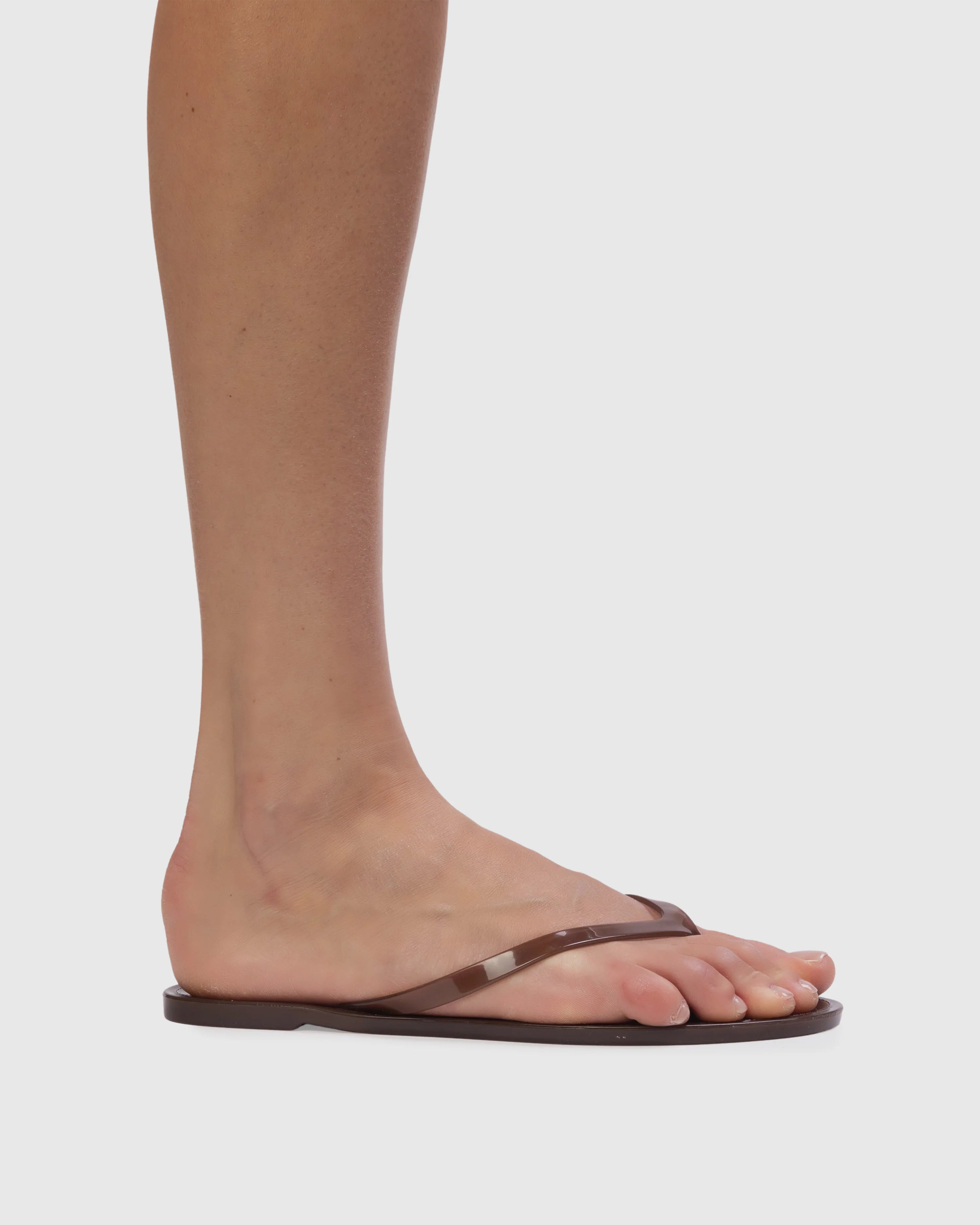 Crystal Sandal - Chestnut