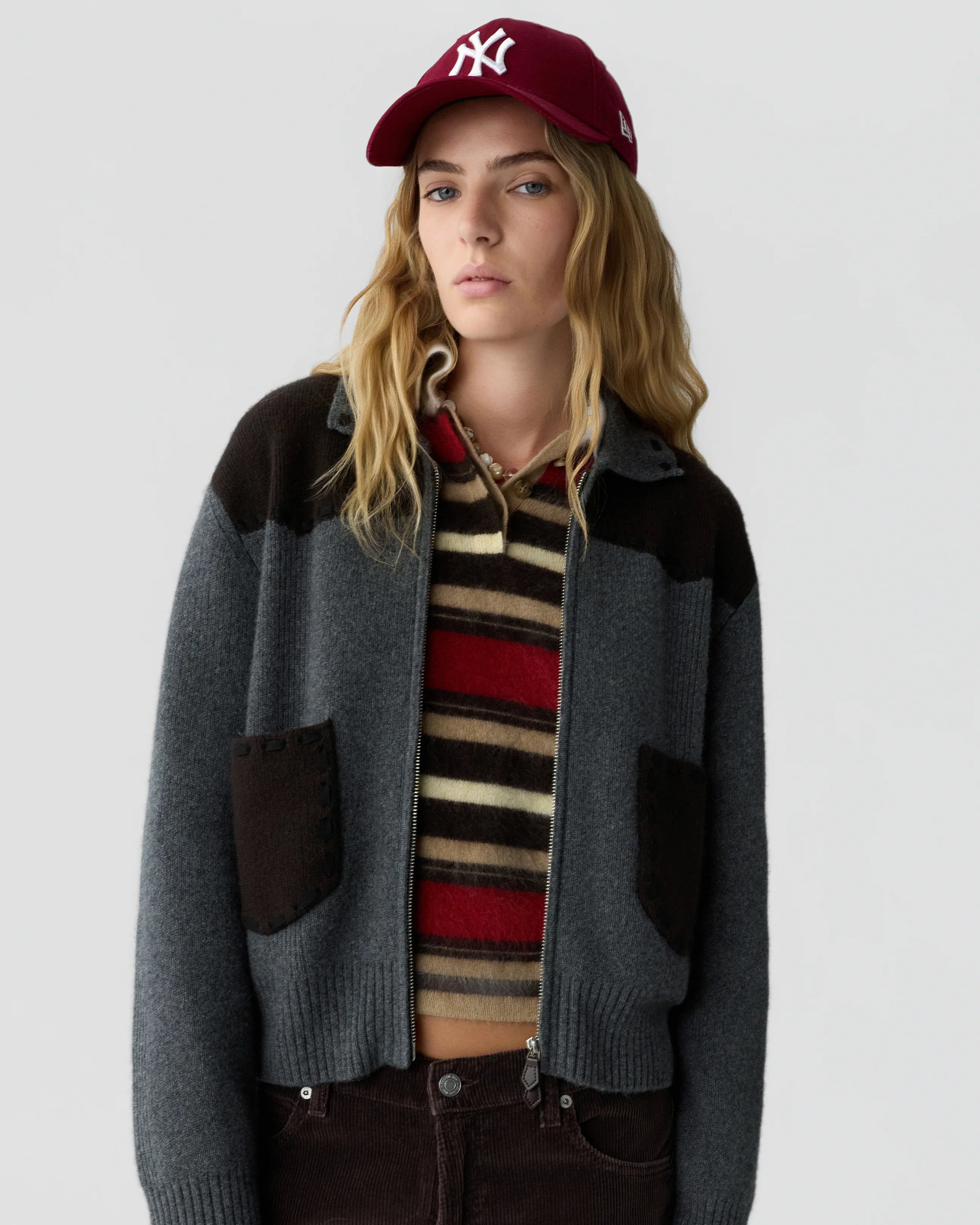 Saddle Up! Jacket - Charcoal/Burnt Cocoa
