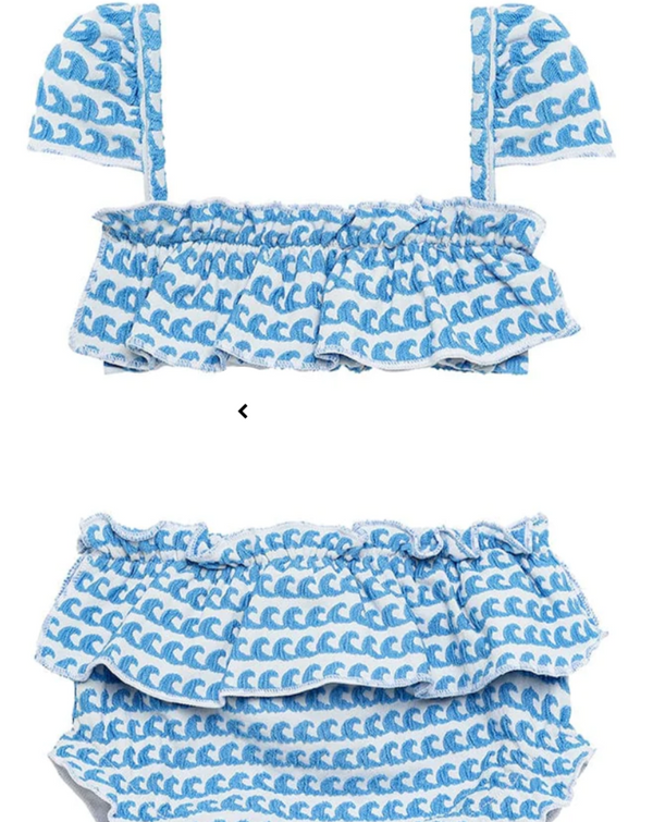 Wave Repeat Mini Cabana Bikini Set