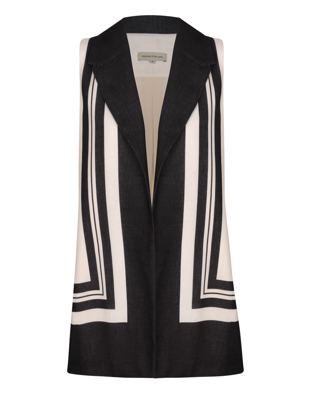 Rayada Vest - Black Stripes