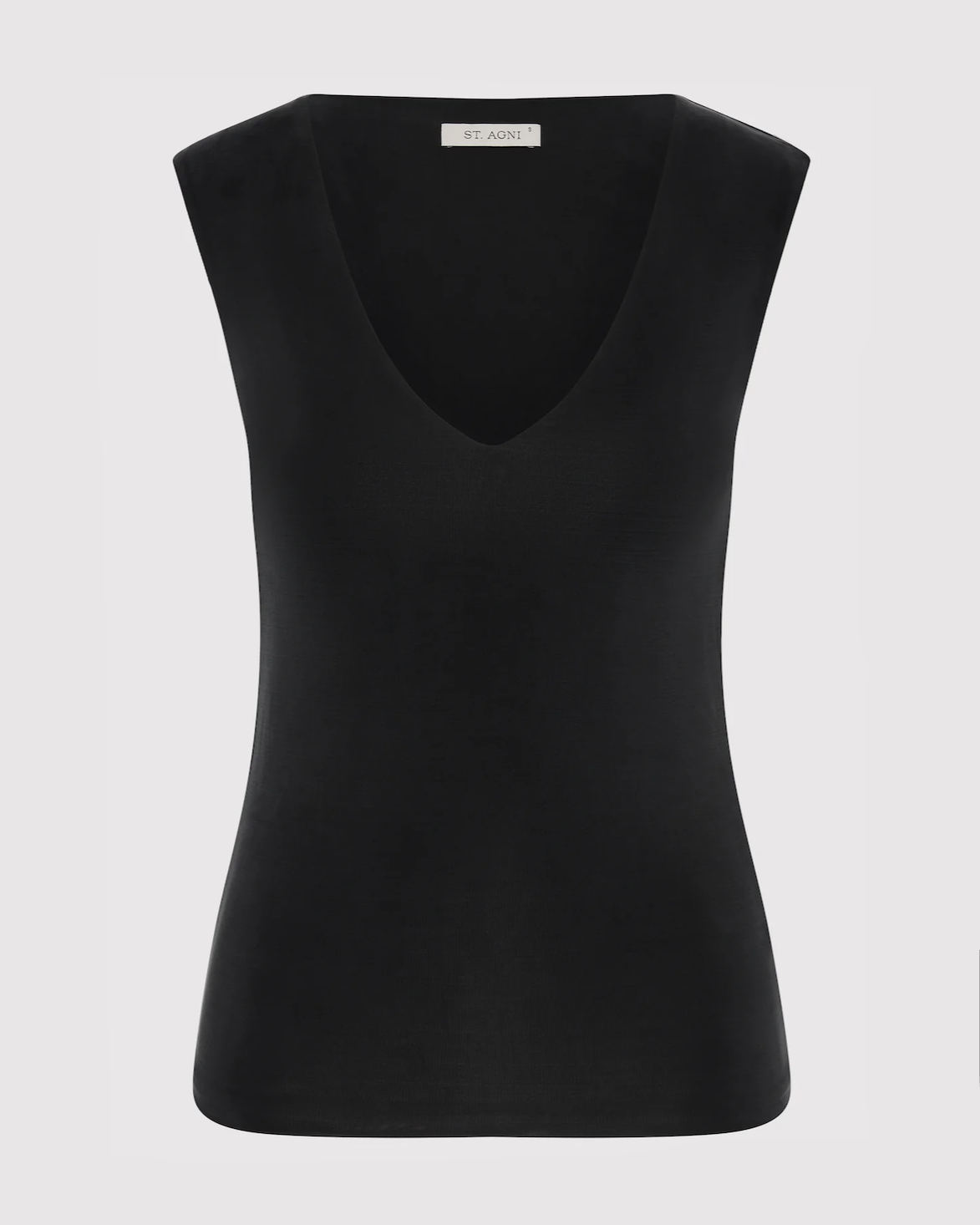 90s Cupro Top - Black
