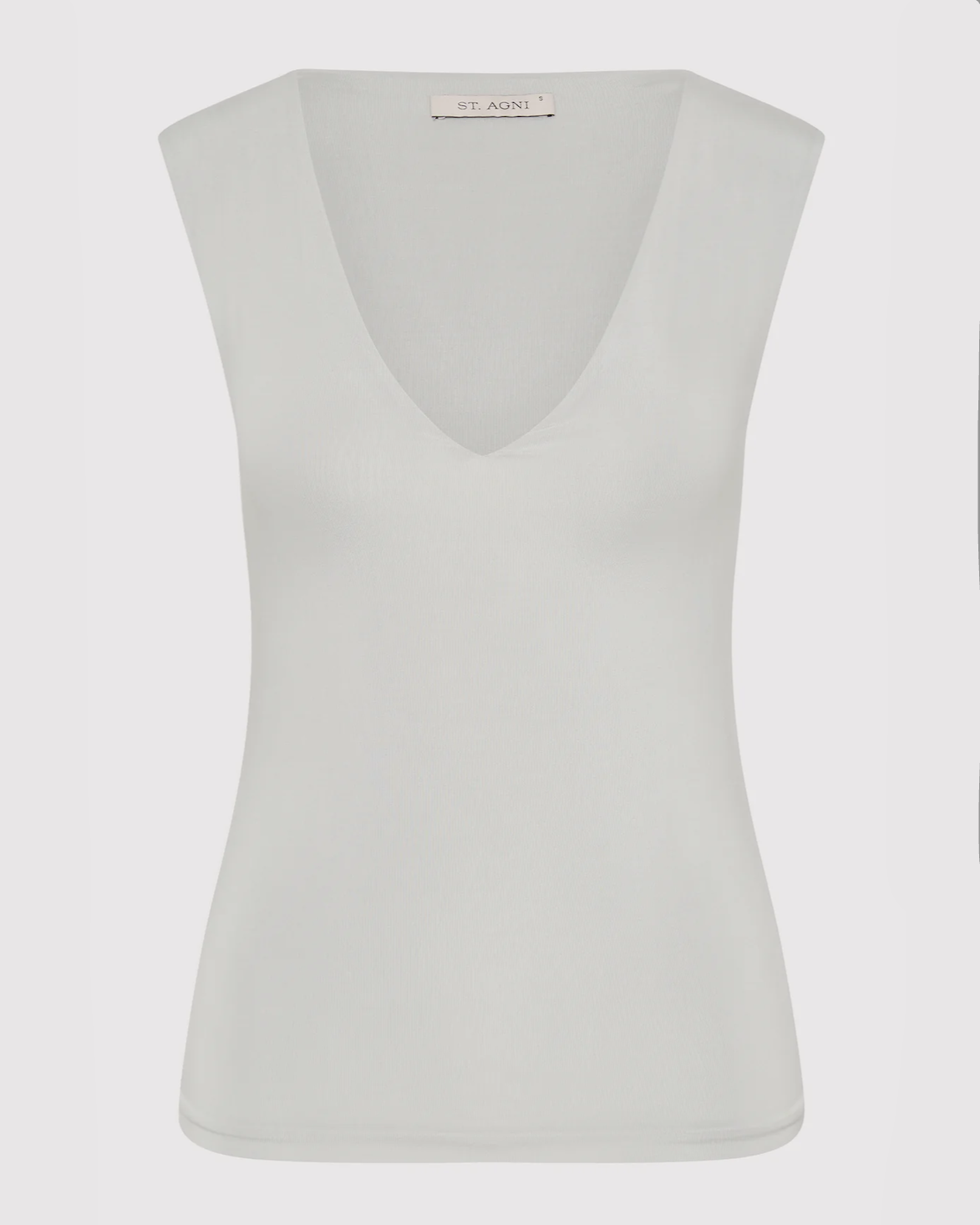 90s Cupro Top - Silver