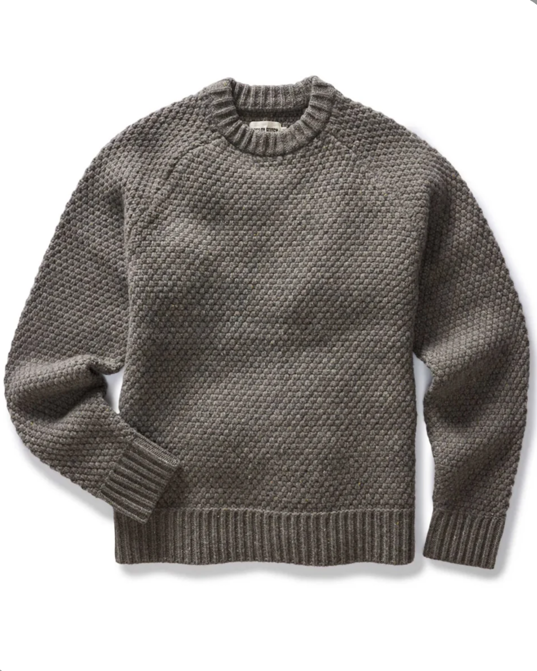 The Fisherman Sweater - Taupe Merino