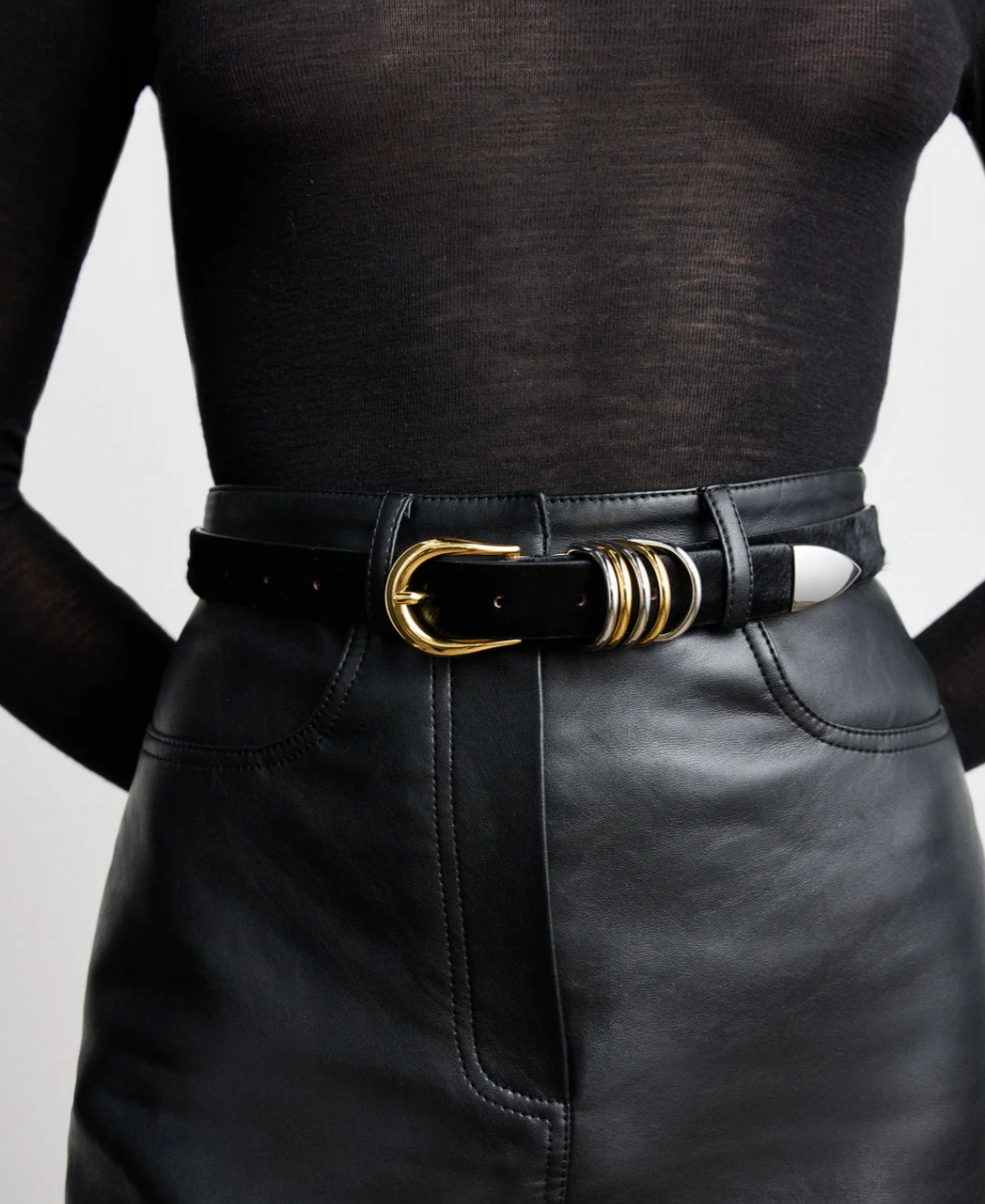 Hollyhock Mixed Metal - Black