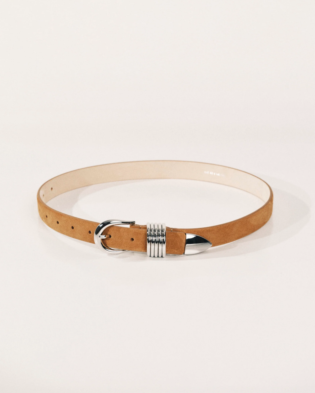 Hollyhock Suede Silver - Caramel