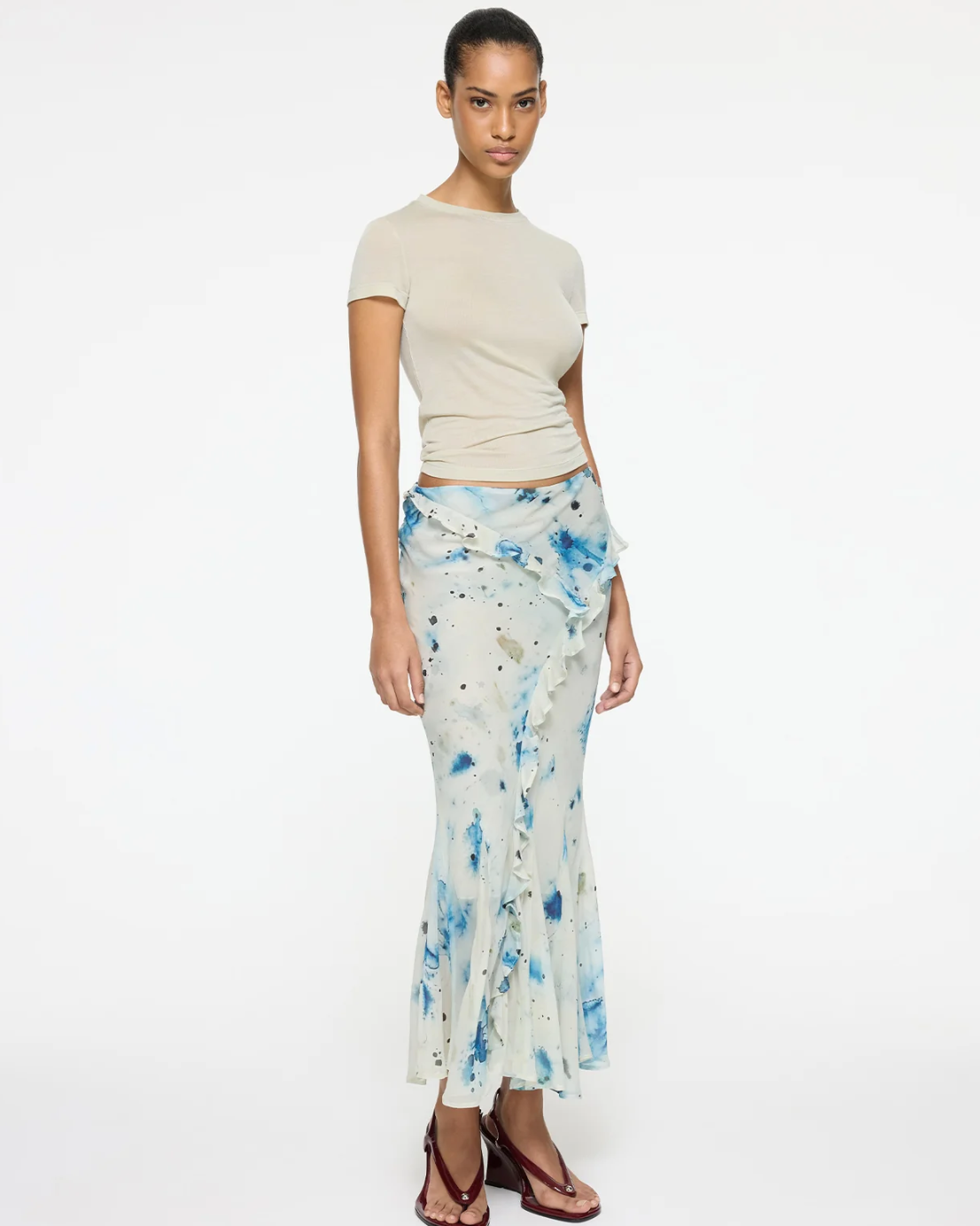 Sheer Baby Tee - Nude