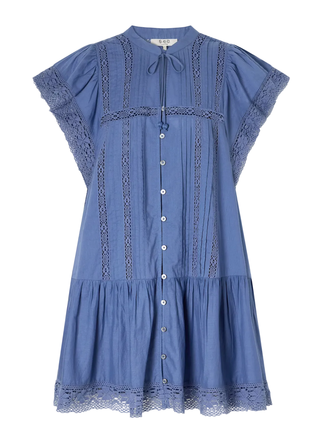 Pippa Mini Dress - Blue