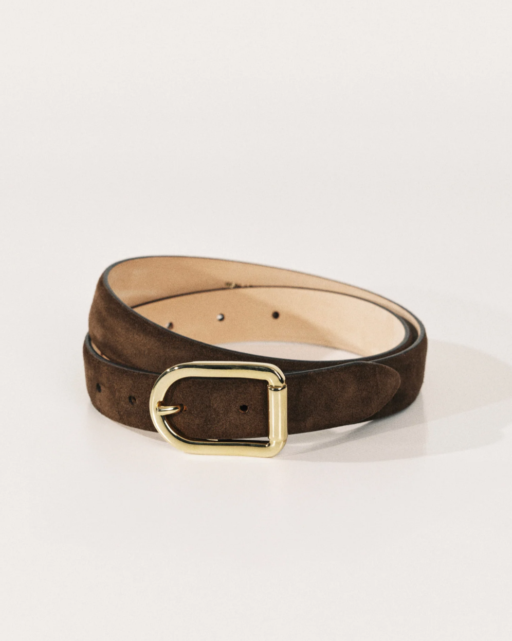 Mija Chocolate Suede Gold - Chocolate Suede & 24K Gold
