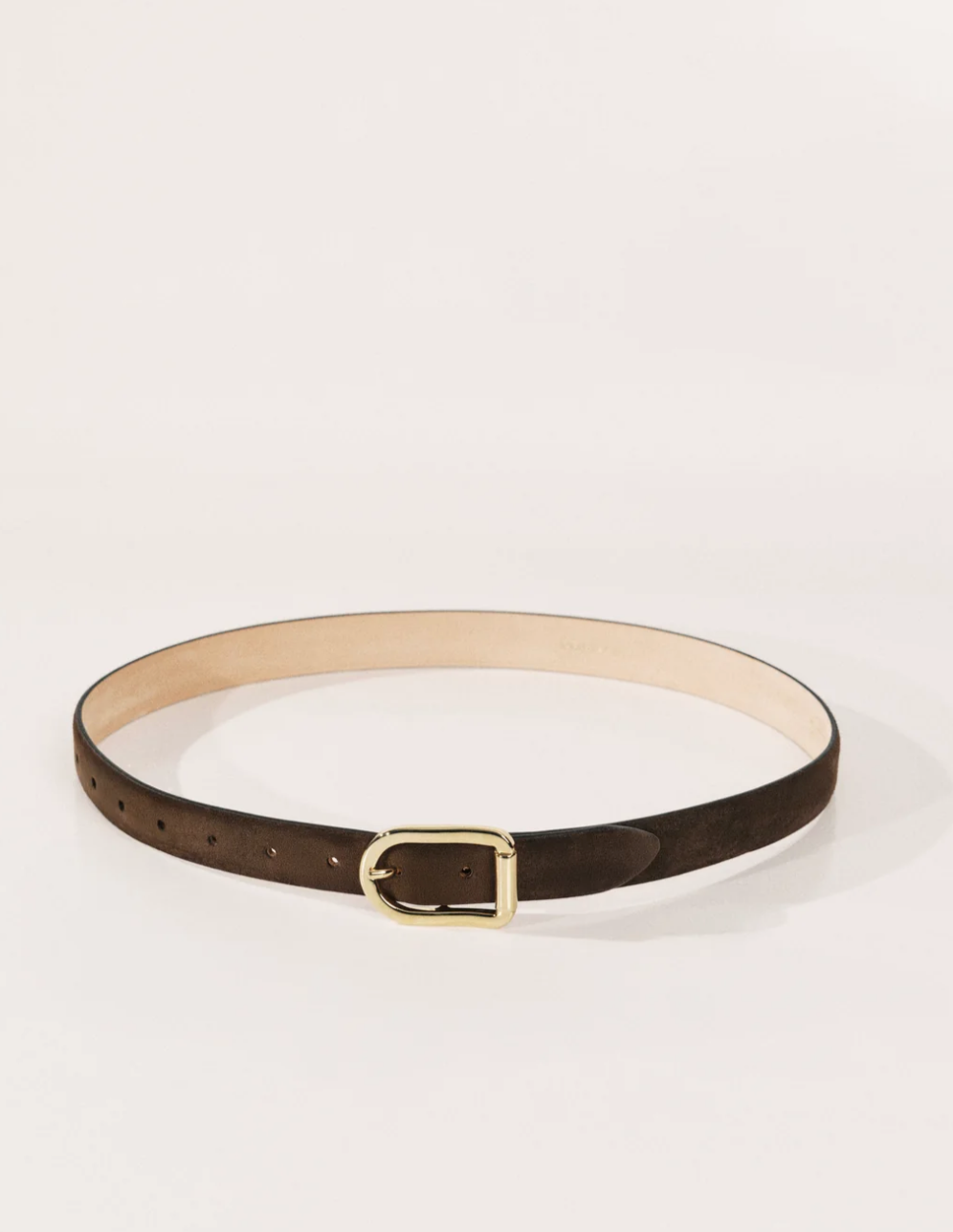 Mija Chocolate Suede Gold - Chocolate Suede & 24K Gold