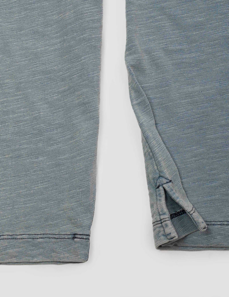 Slub Cotton Henley - Indigo